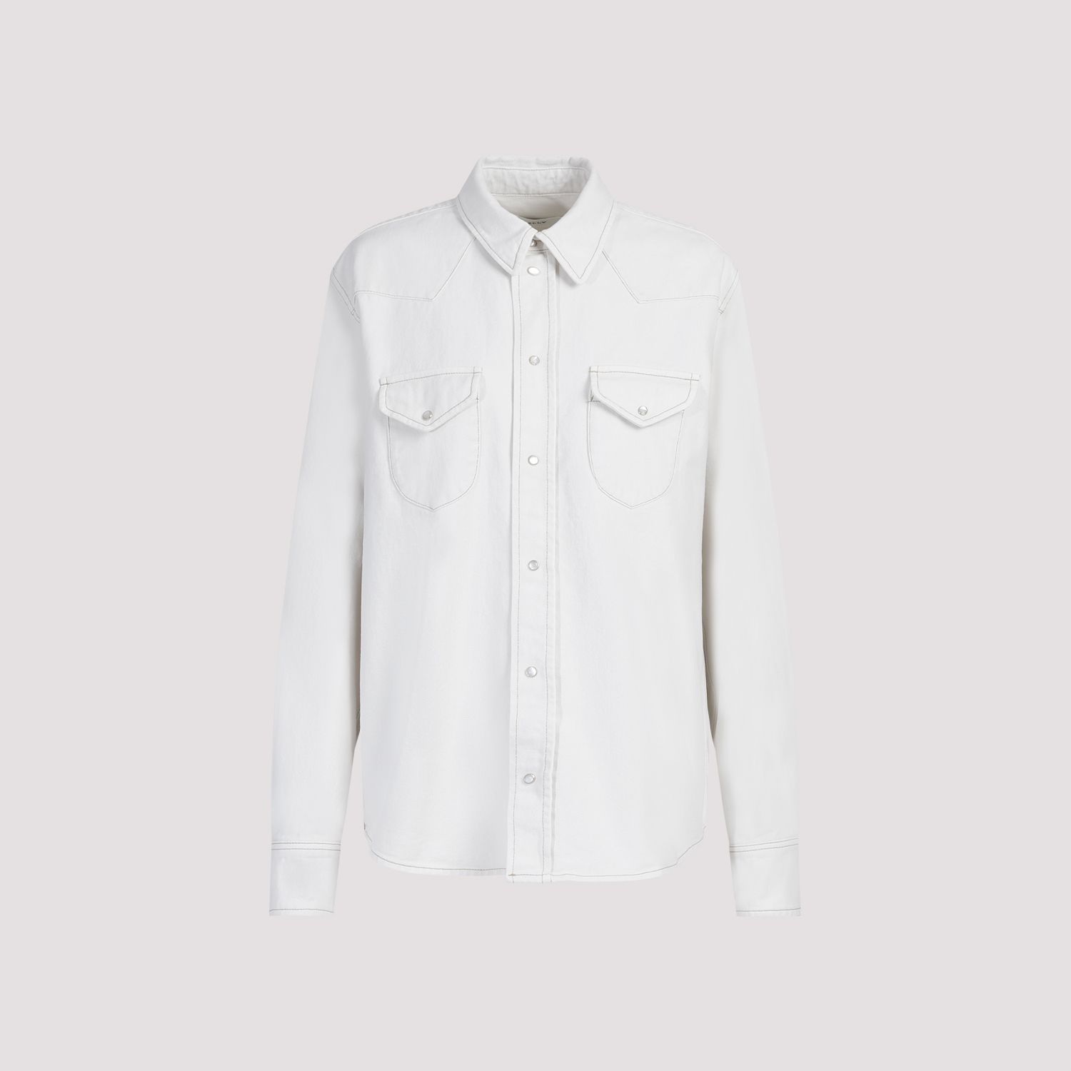 BALLY  Camicia Classica da Donna BALLY in Cotone Color Osso Qualità