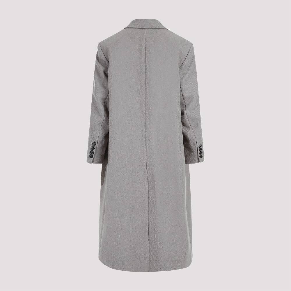 AMI  Cappotto Uomo AMI Taupe in Misto Lana Oversize Spedizione Gratuita