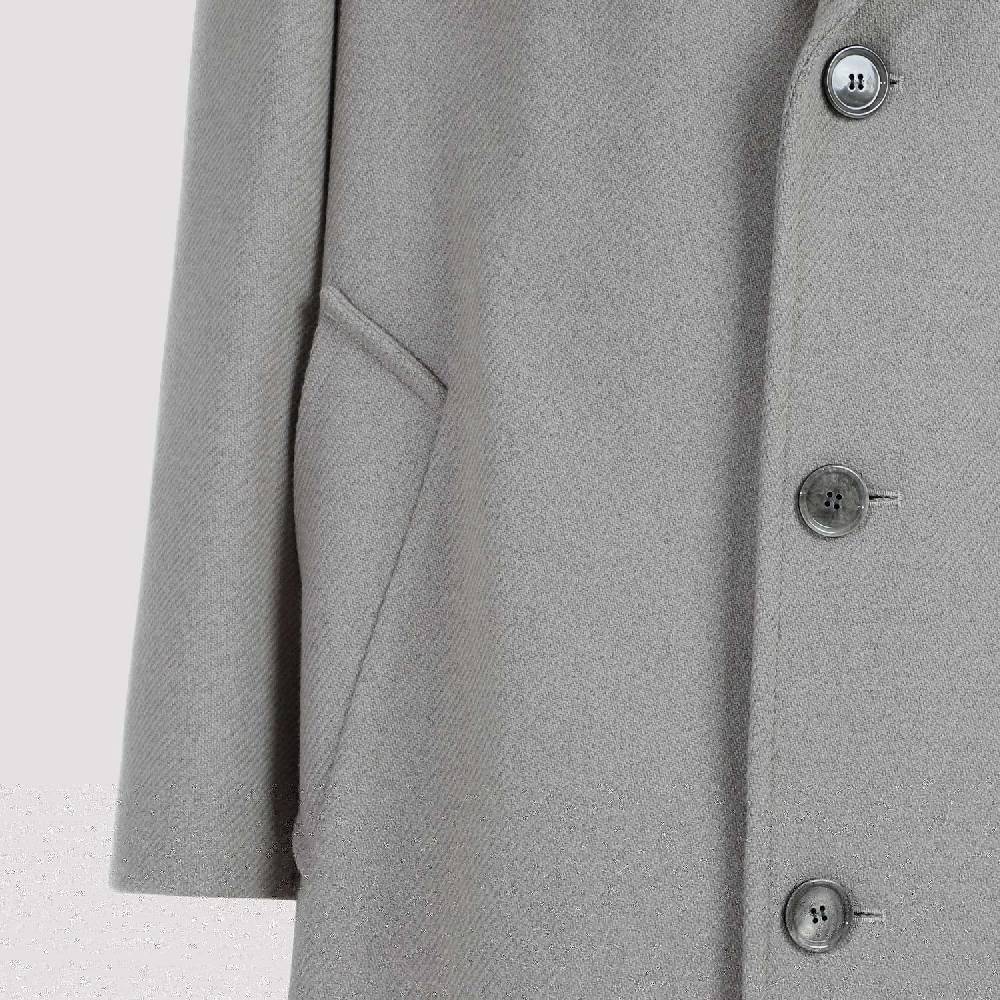 AMI  Cappotto Uomo AMI Taupe in Misto Lana Oversize Spedizione Gratuita