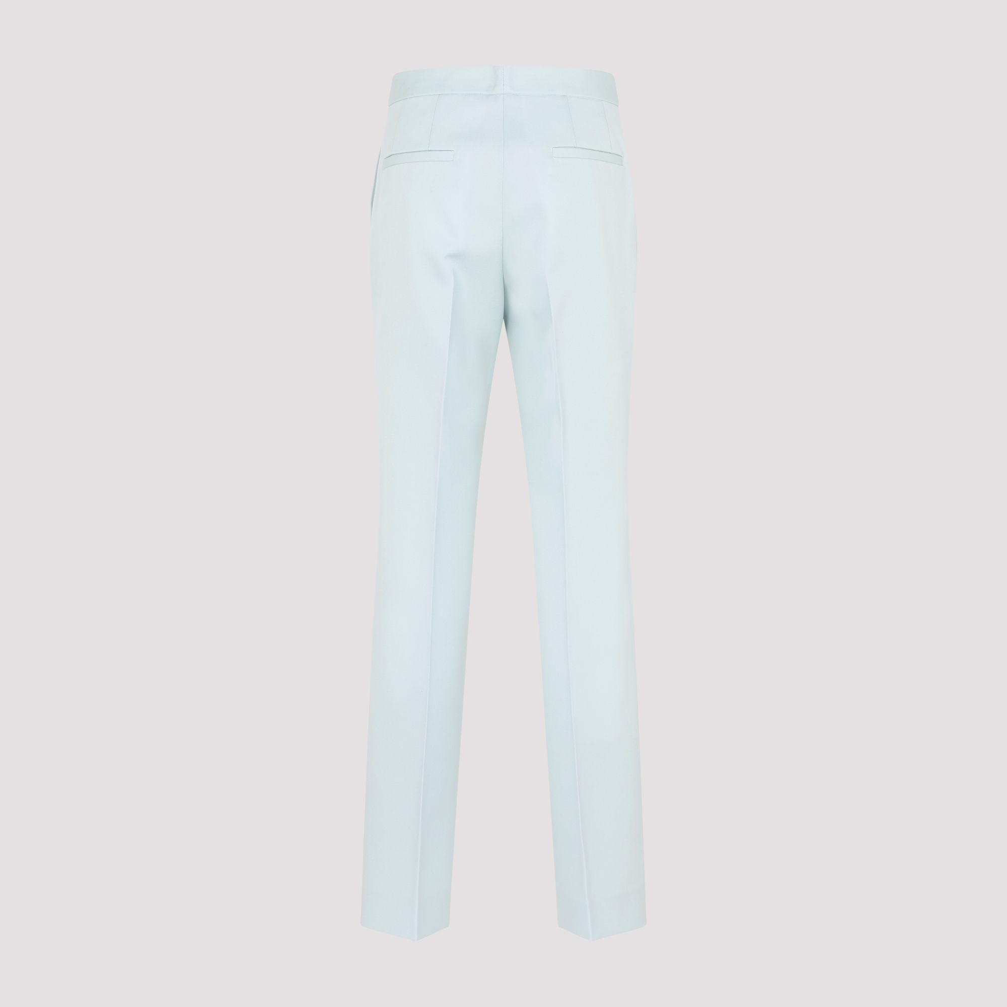 JIL SANDER  Pantaloni Eleganti di Lana Blu Jil Sander - Donna Qualità Garantita