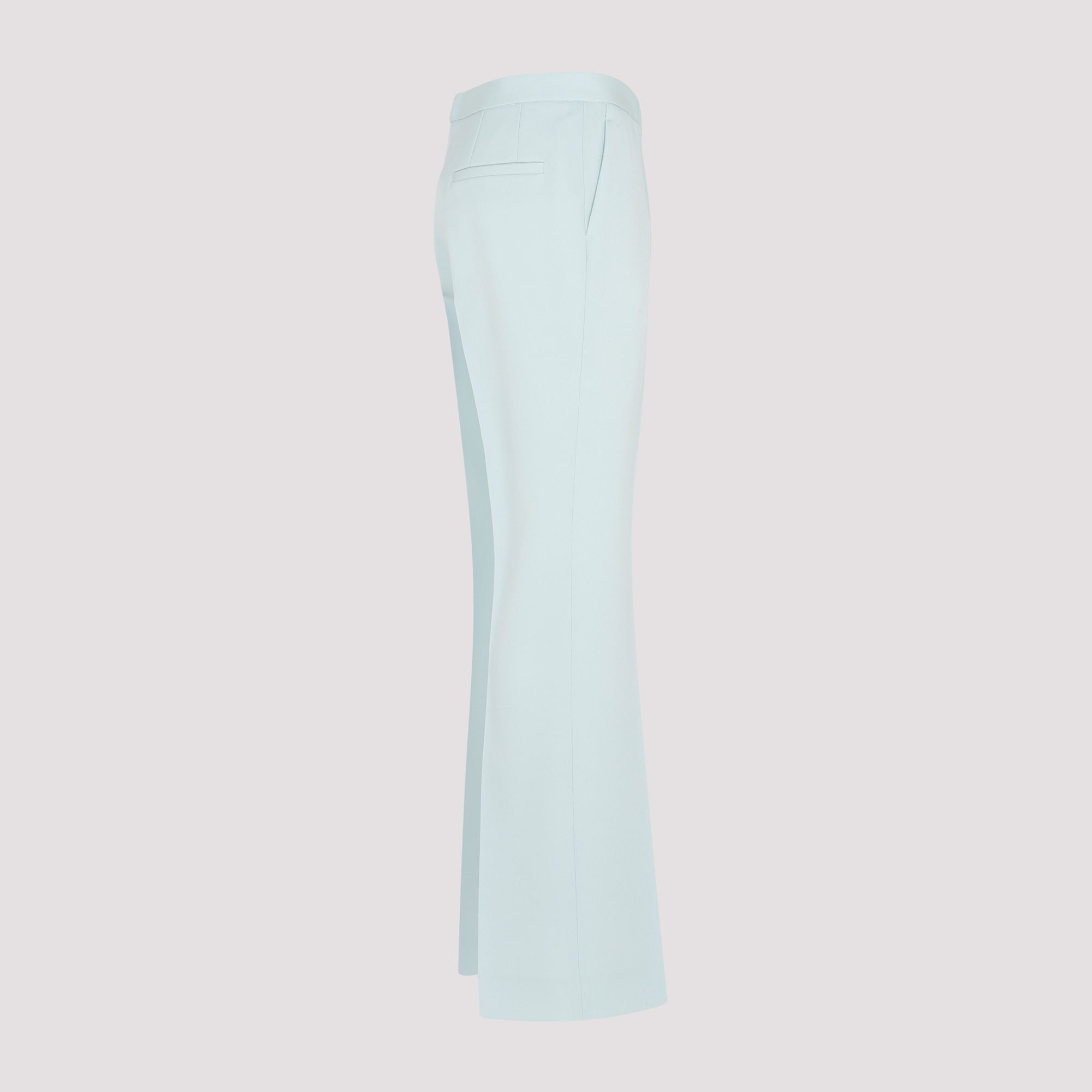 JIL SANDER  Pantaloni Eleganti di Lana Blu Jil Sander - Donna Qualità Garantita