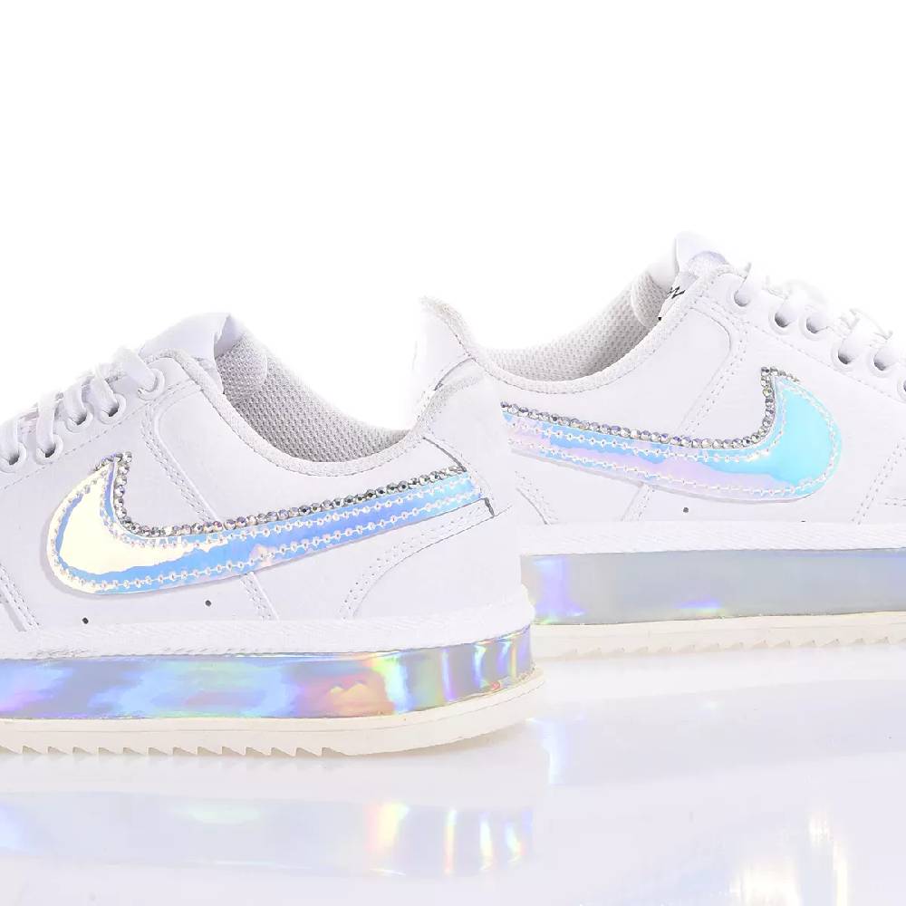 NIKE  Sneakers Nike Court Vision in Eco-Pelle - Bianco Multicolore Convenienza