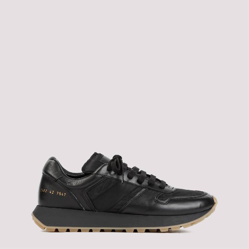 COMMON PROJECTS  Sneakers Uomo COMMON PROJECTS Pelle Nera Modello Track Outlet