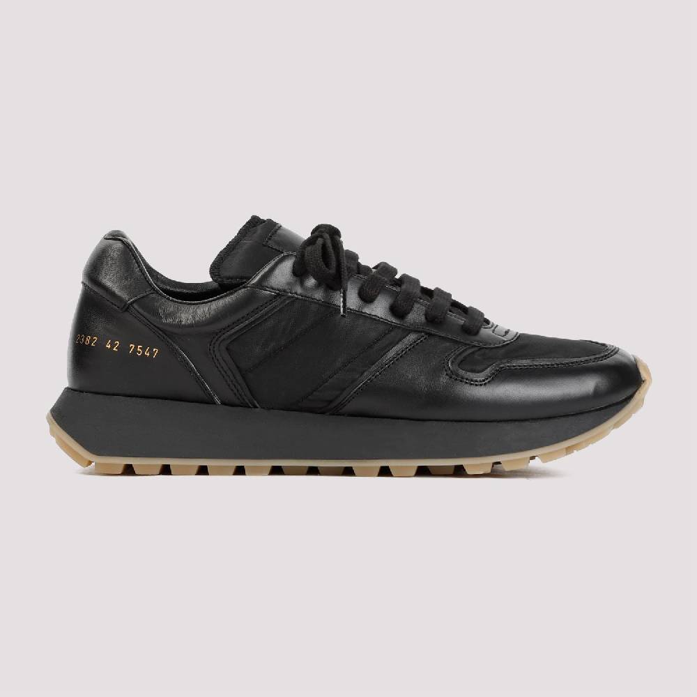 COMMON PROJECTS  Sneakers Uomo COMMON PROJECTS Pelle Nera Modello Track Outlet
