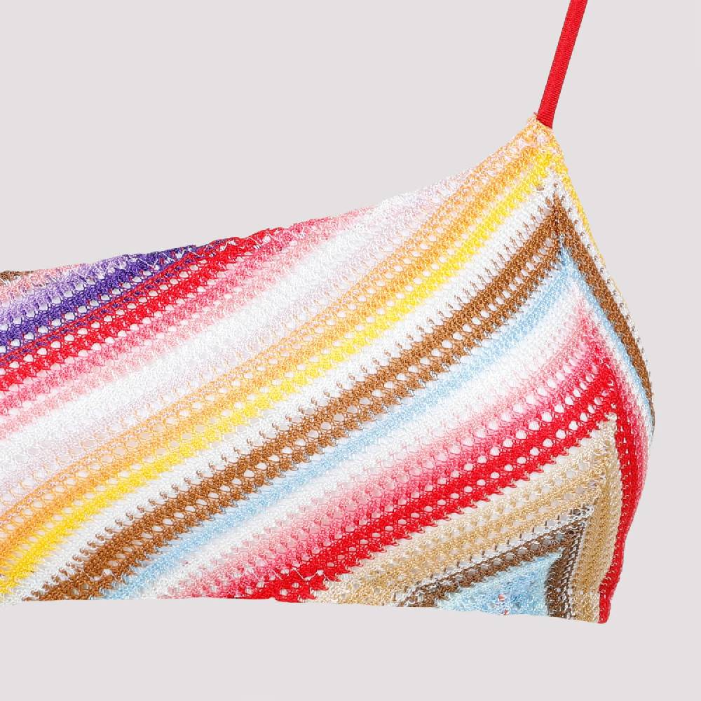 MISSONI  Bikini a Righe Monospalla Missoni in Viscosa Hotsell