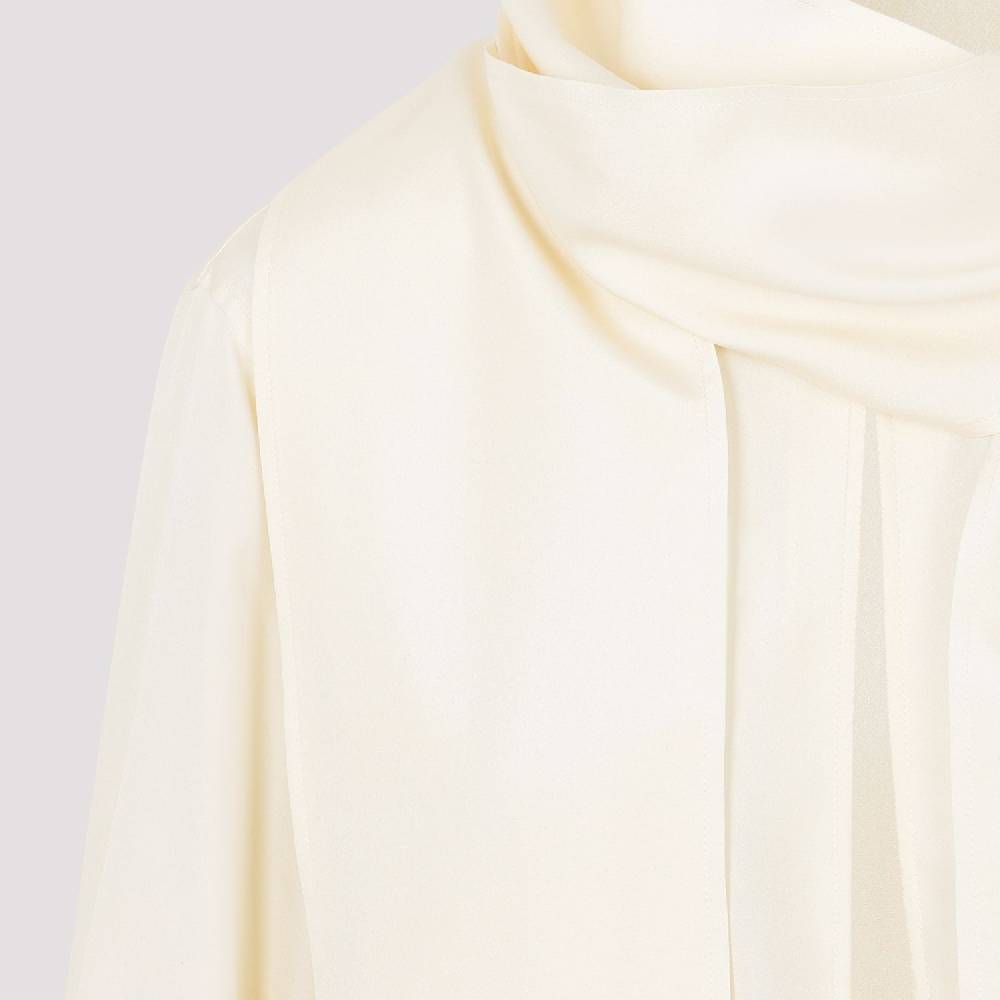 GIVENCHY  Blusa Givenchy in Seta Bianca con Fiocco I Più Venduti
