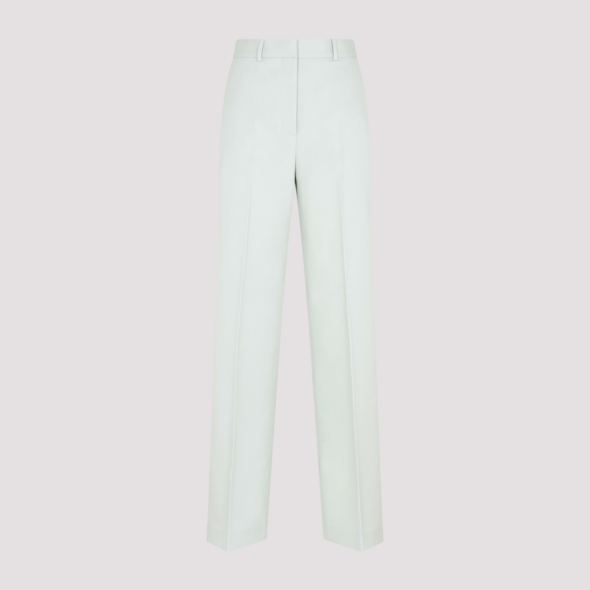 LANVIN  Pantaloni Larghi in Lana Verde Salvia Lanvin - Abbigliamento Donna Comprare a buon mercato