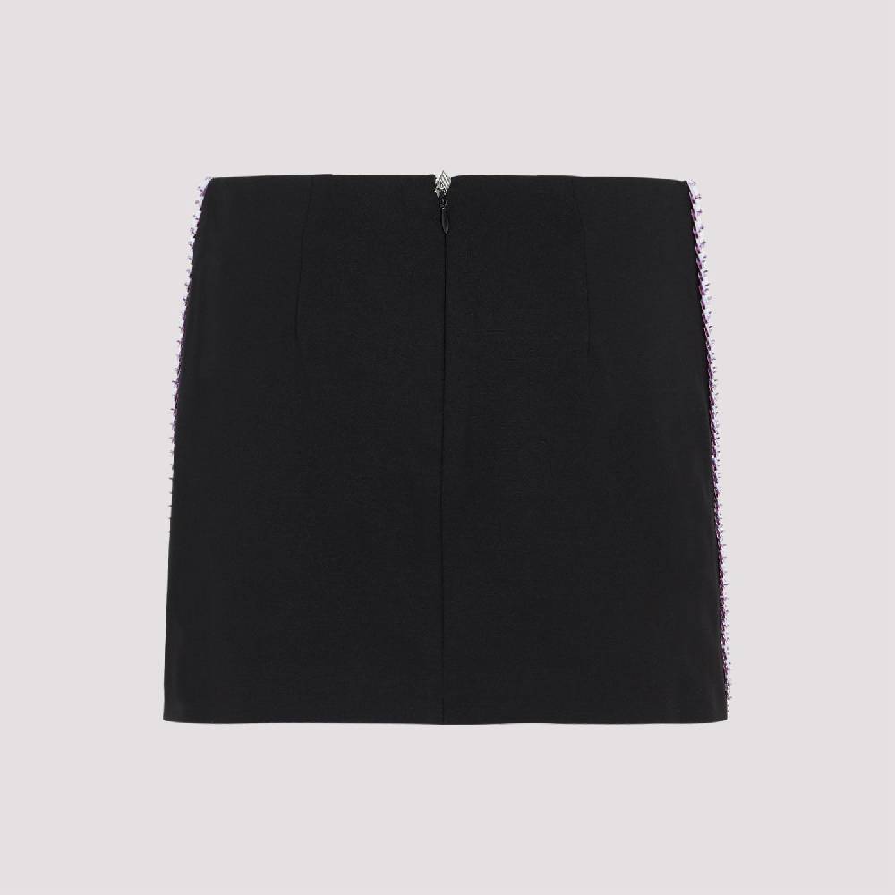 ATTICO  Minigonna Attico con Paillettes Rosa & Viola Flash Sale