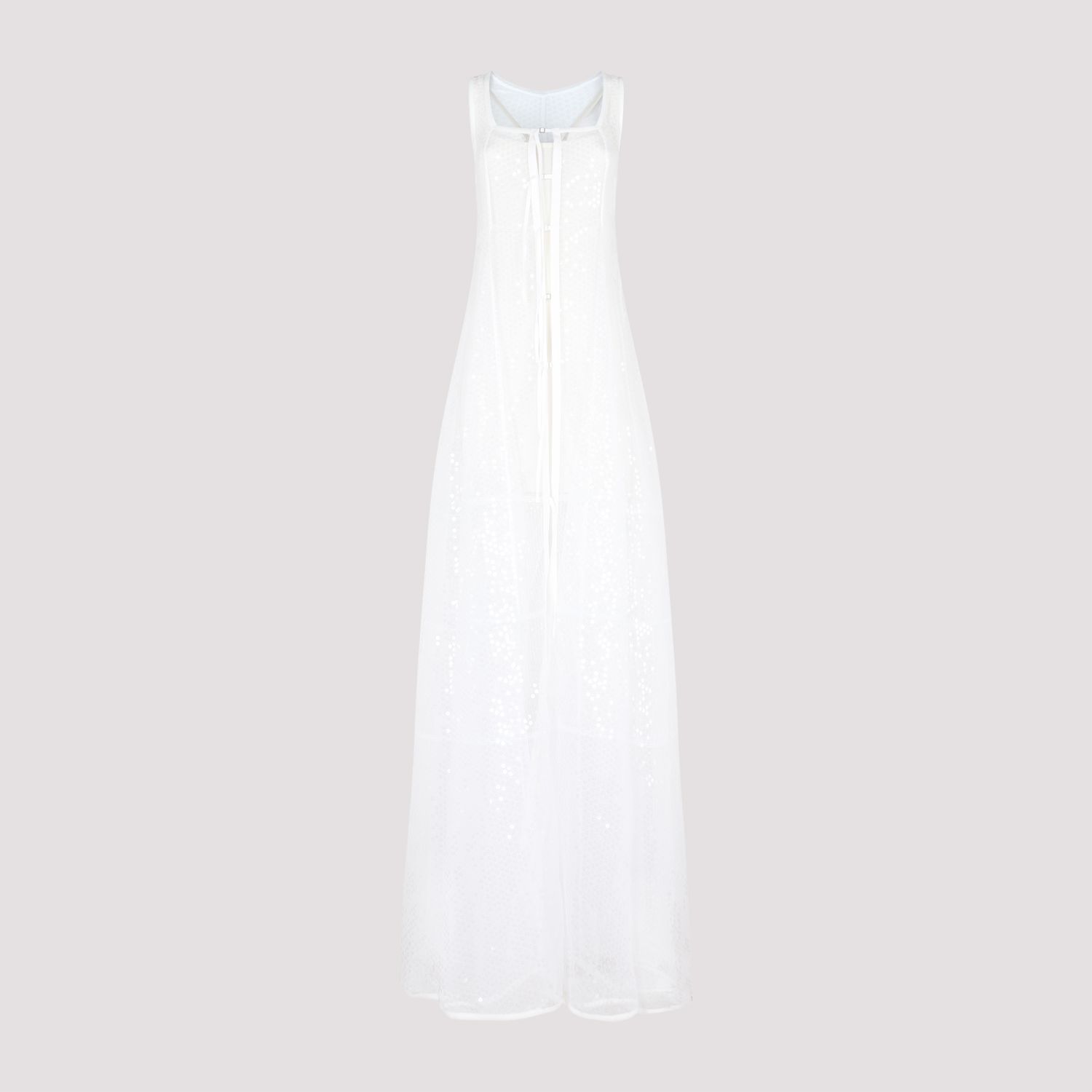 JACQUEMUS  Abito A-Line in Pizzo Bianco Dentelle di Jacquemus Shopping online