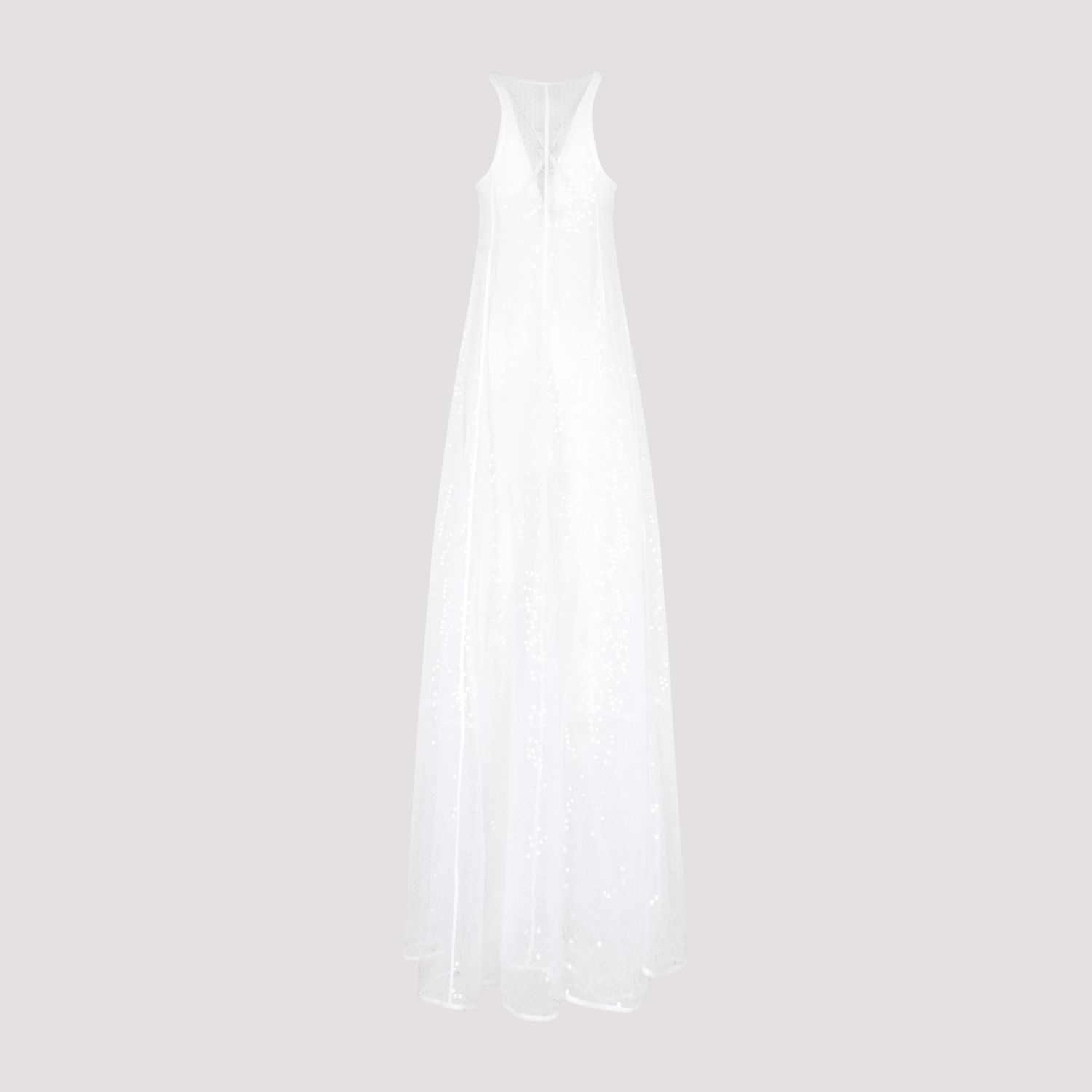 JACQUEMUS  Abito A-Line in Pizzo Bianco Dentelle di Jacquemus Shopping online