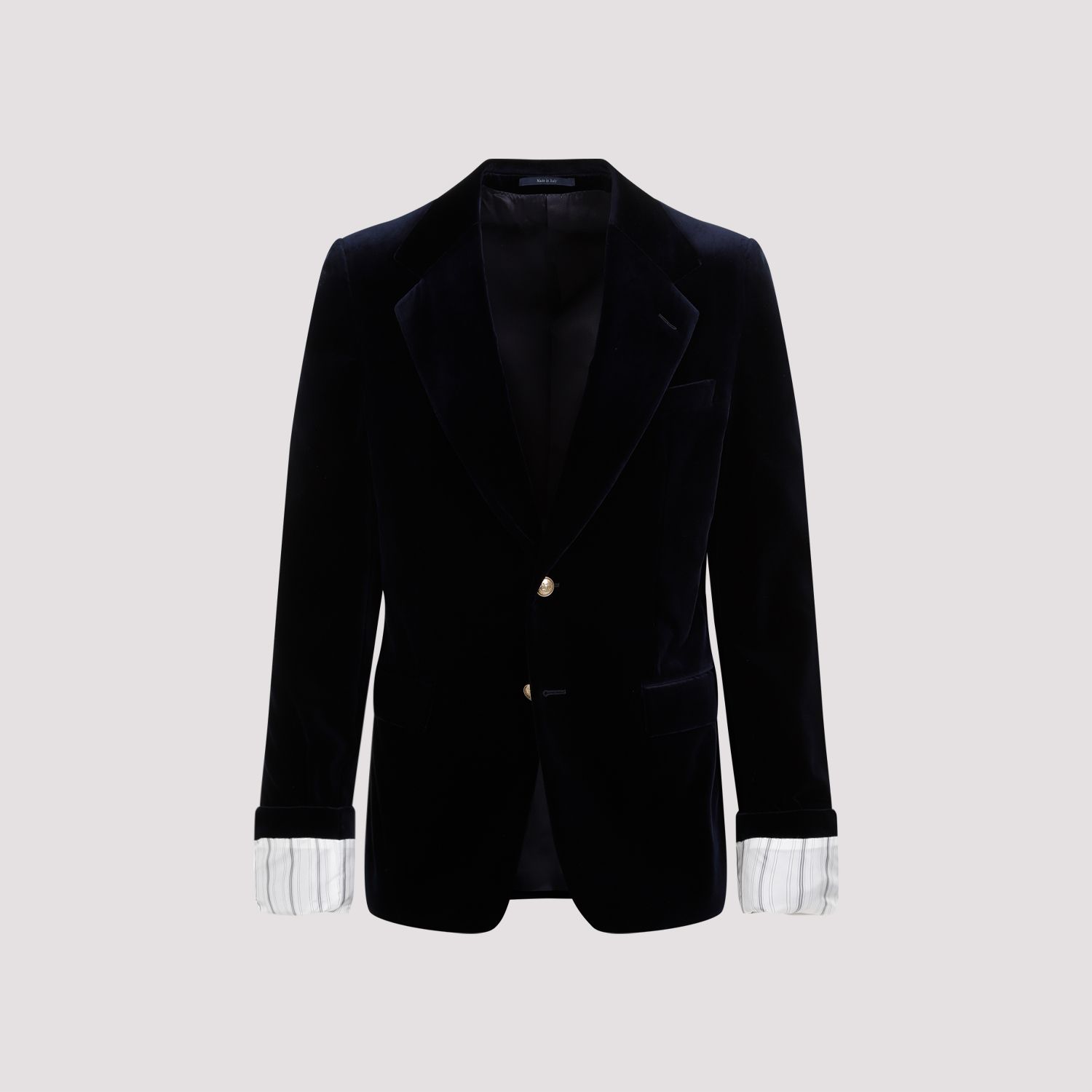GUCCI  Giacca in Velluto Cotone Blu GUCCI Caspian Uomo Cyber Monday