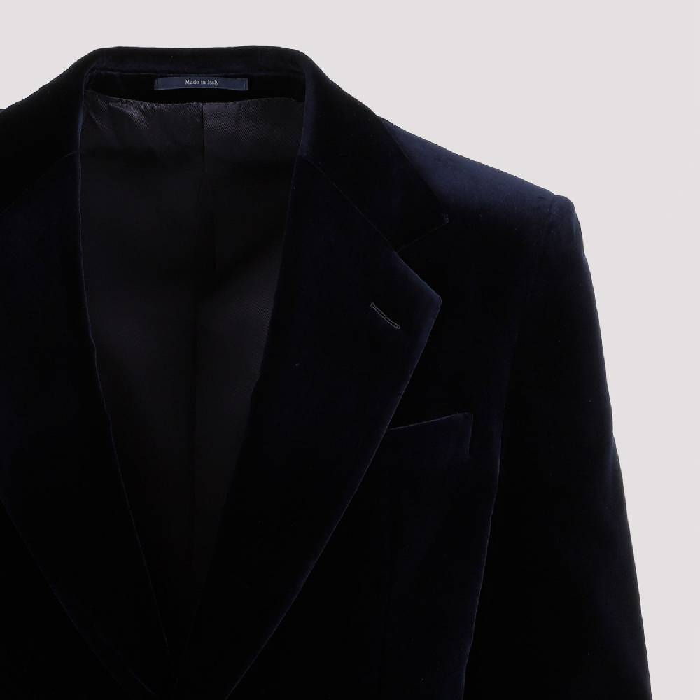 GUCCI  Giacca in Velluto Cotone Blu GUCCI Caspian Uomo Cyber Monday