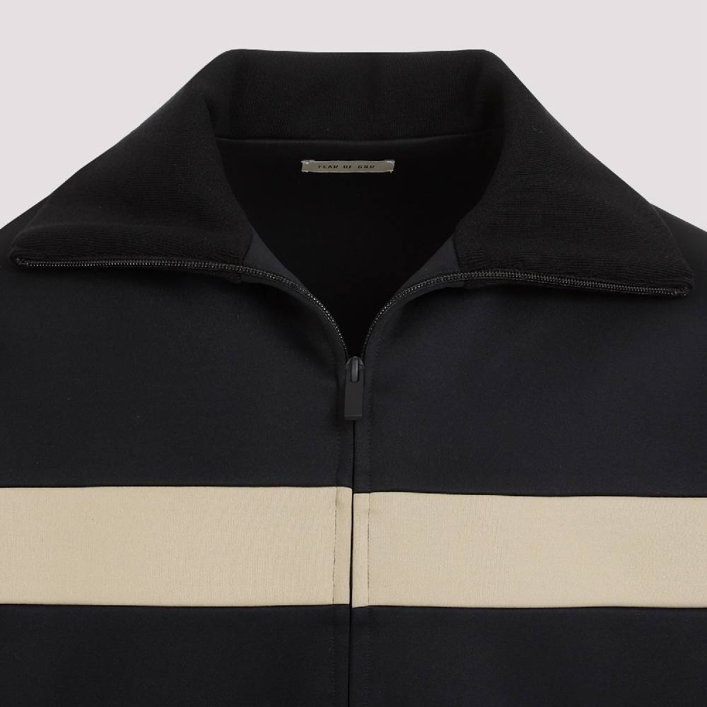 FEAR OF GOD  Giacca Uomo Fear of God Nera in Nylon con Striscia Vendita calda