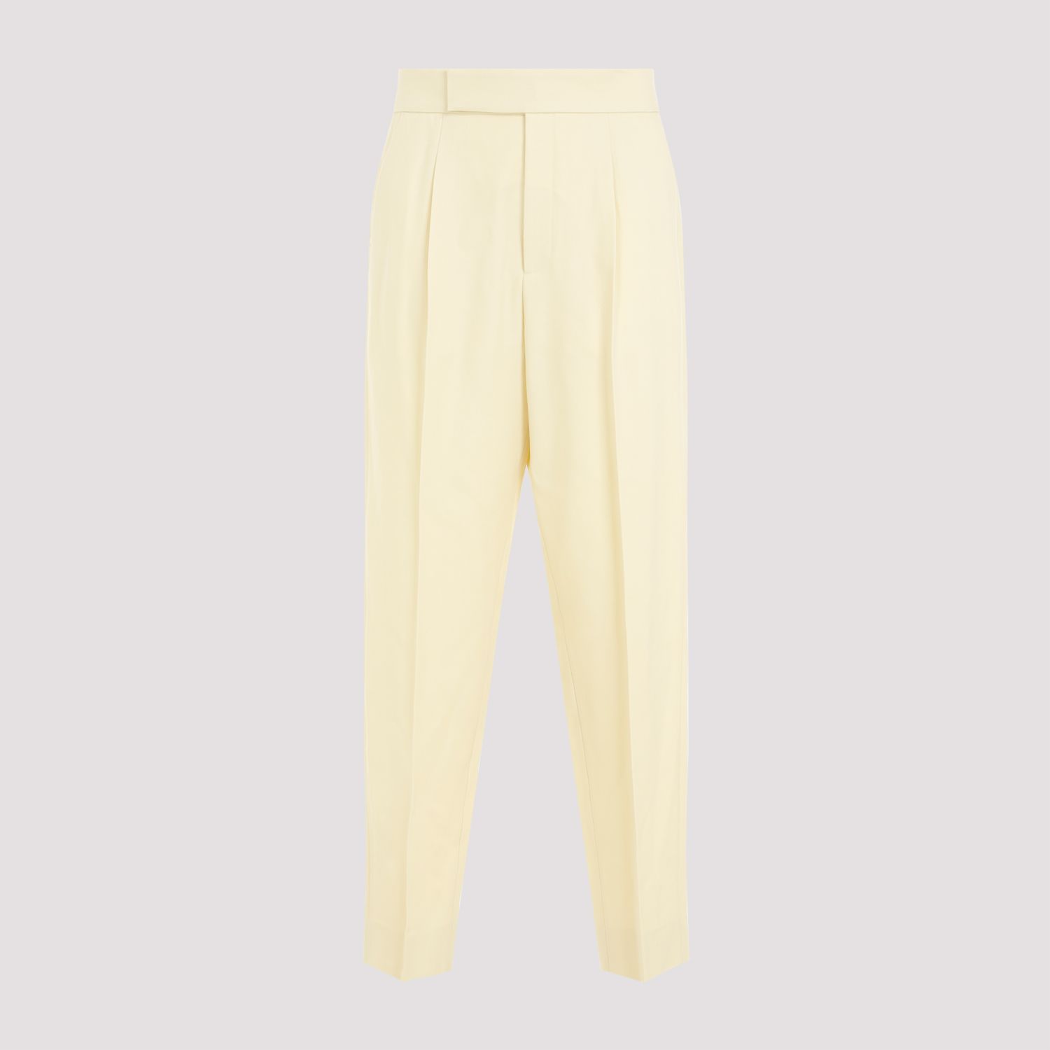 FEAR OF GOD  Pantaloni Plissettati in Lana Crema Fear of God Nuovi prodotti