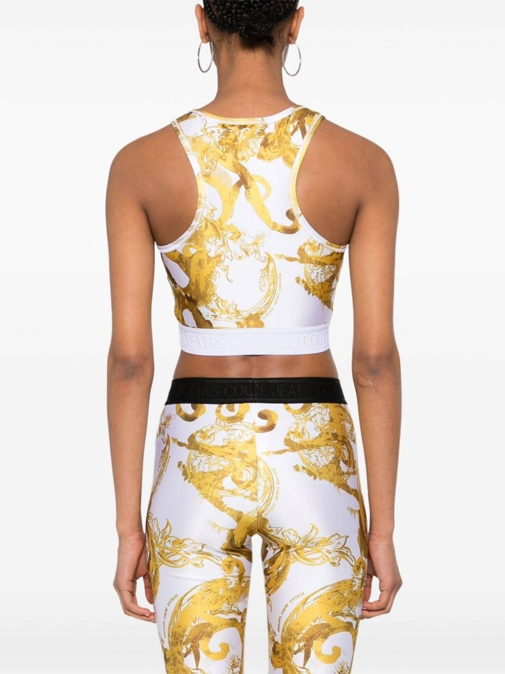 VERSACE JEANS COUTURE  Top Bianco Versace Jeans Couture per Donne Comprane uno, ottenene uno gratis