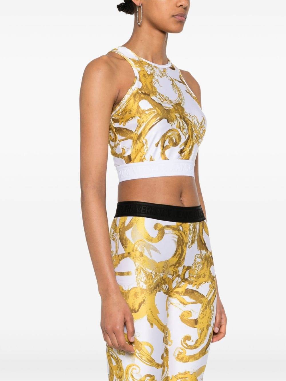 VERSACE JEANS COUTURE  Top Bianco Versace Jeans Couture per Donne Comprane uno, ottenene uno gratis