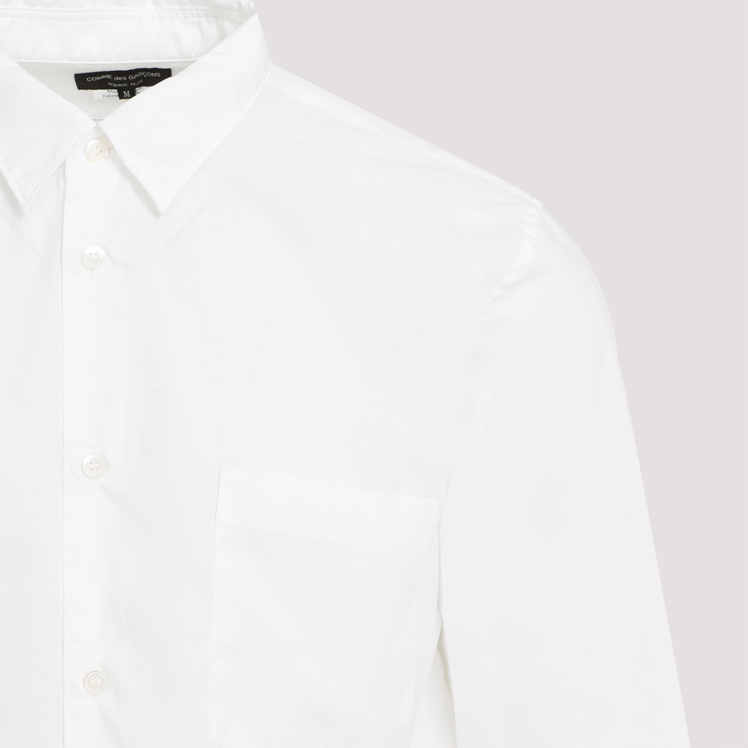 COMME DES GARÇONS  Camicia Bianca Classica in Cotone Comme des Garçons Uomo Sconti VIP