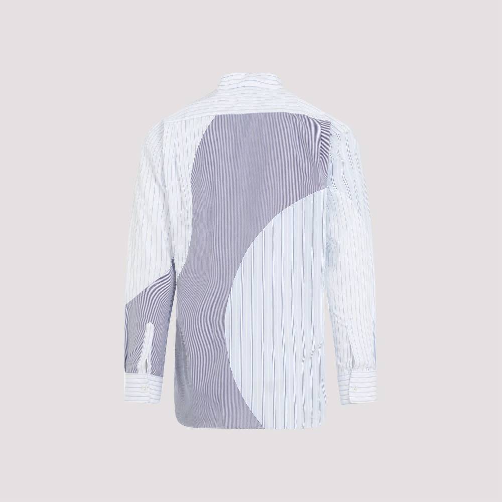 COMME DES GARÇONS SHIRT  Camicia Uomo Patchwork Blu in Cotone - COMME DES GARÇONS SHIRT Offerta settimanale