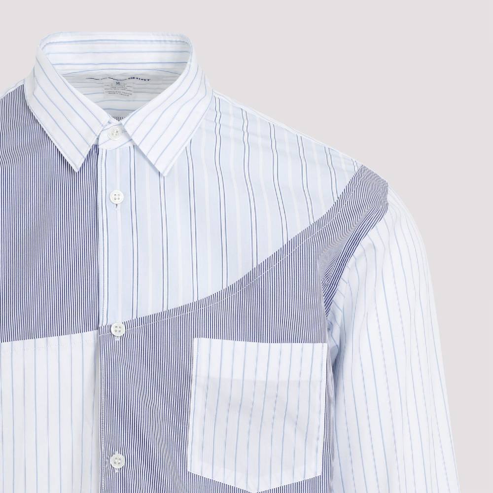 COMME DES GARÇONS SHIRT  Camicia Uomo Patchwork Blu in Cotone - COMME DES GARÇONS SHIRT Offerta settimanale