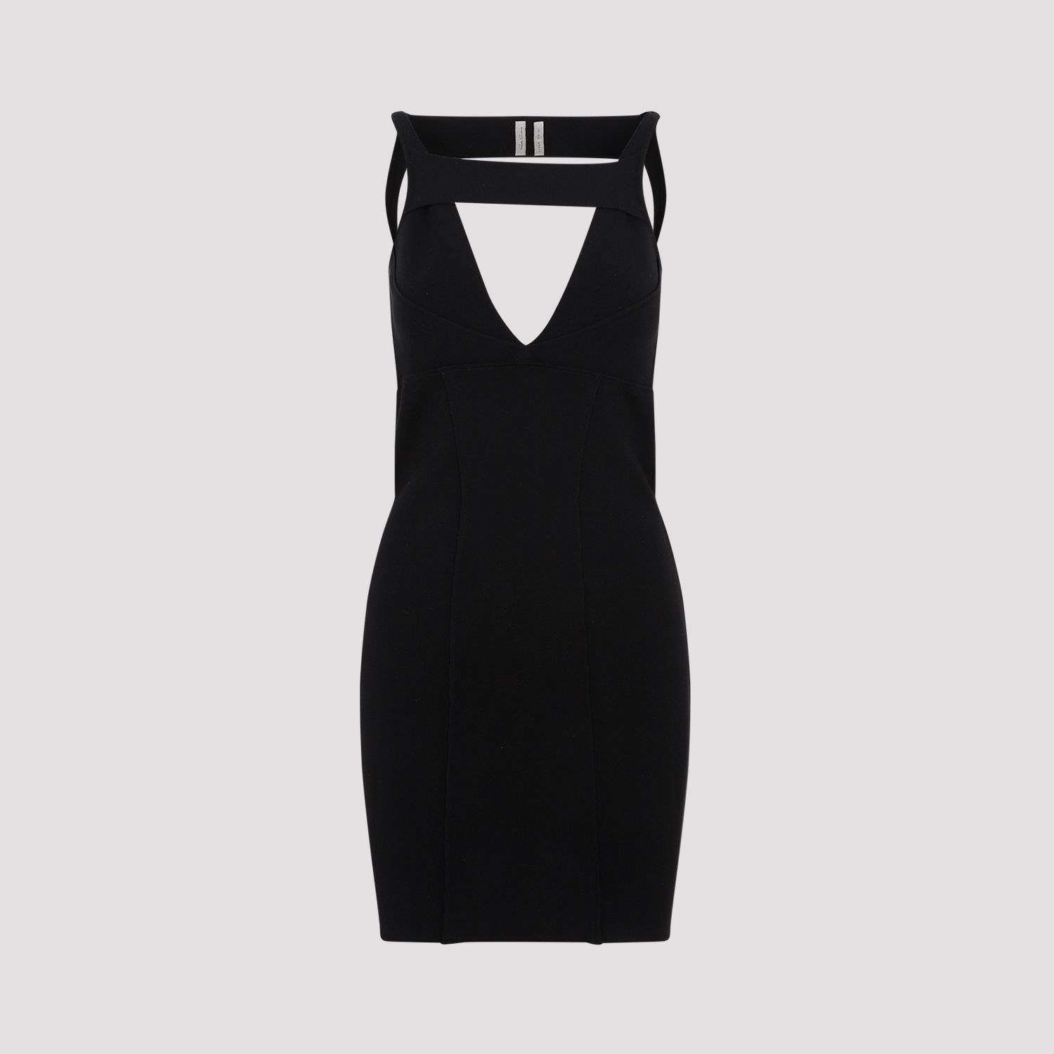 RICK OWENS  Abito Mini Maglia Nero Senza Schiena Rick Owens - Mix di Viscosa Ultimo giorno