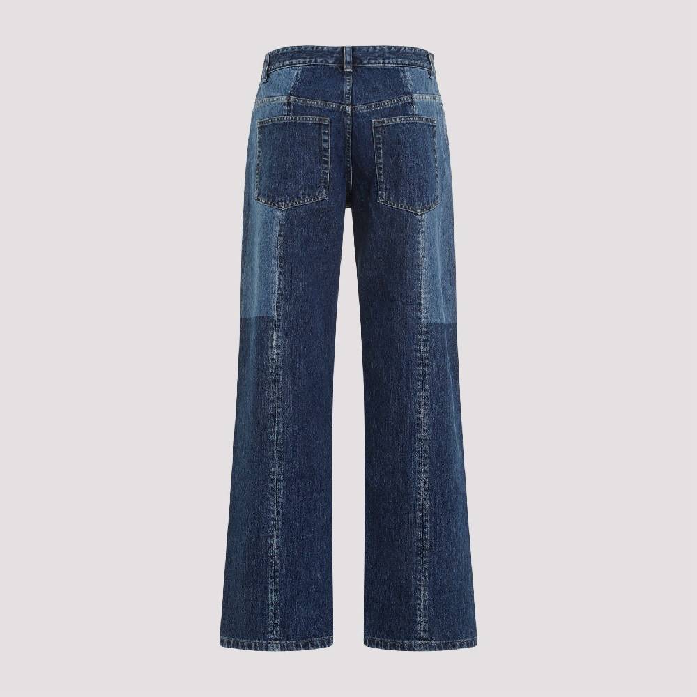 JIL SANDER  Jeans Rilassati Cotone Blu Cobalto Jil Sander - Donna Enormi sconti