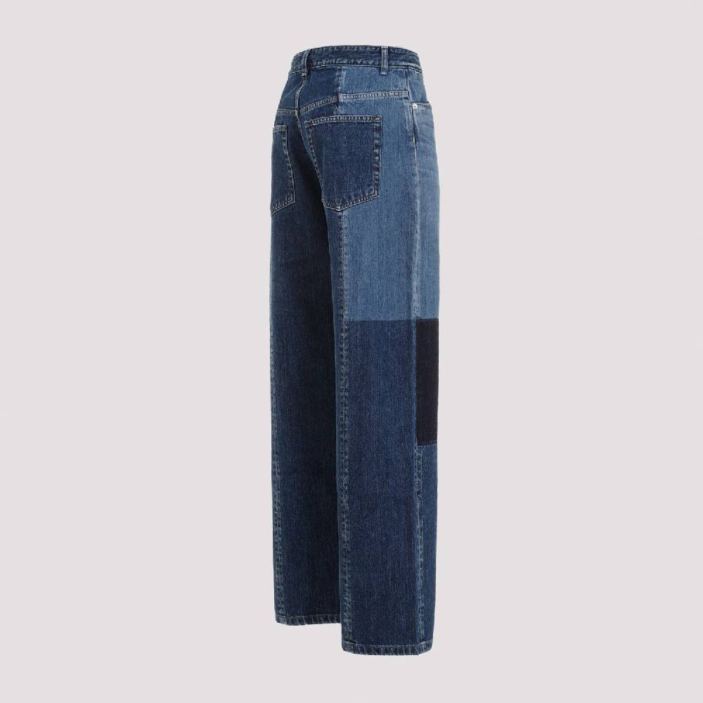 JIL SANDER  Jeans Rilassati Cotone Blu Cobalto Jil Sander - Donna Enormi sconti