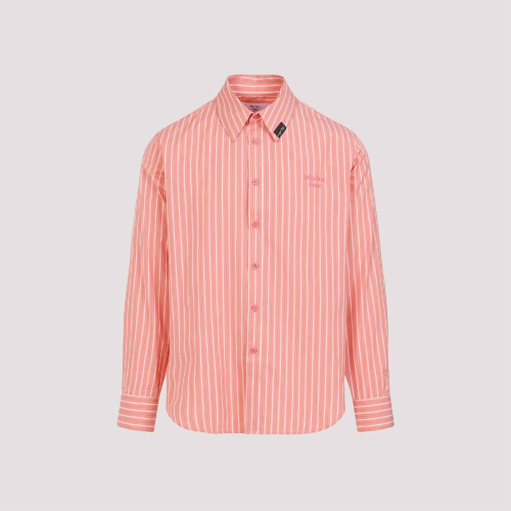 MARTINE ROSE  Camicia a Righe Giallo & Arancio in Cotone per Uomo di Martine Rose Esporta salva