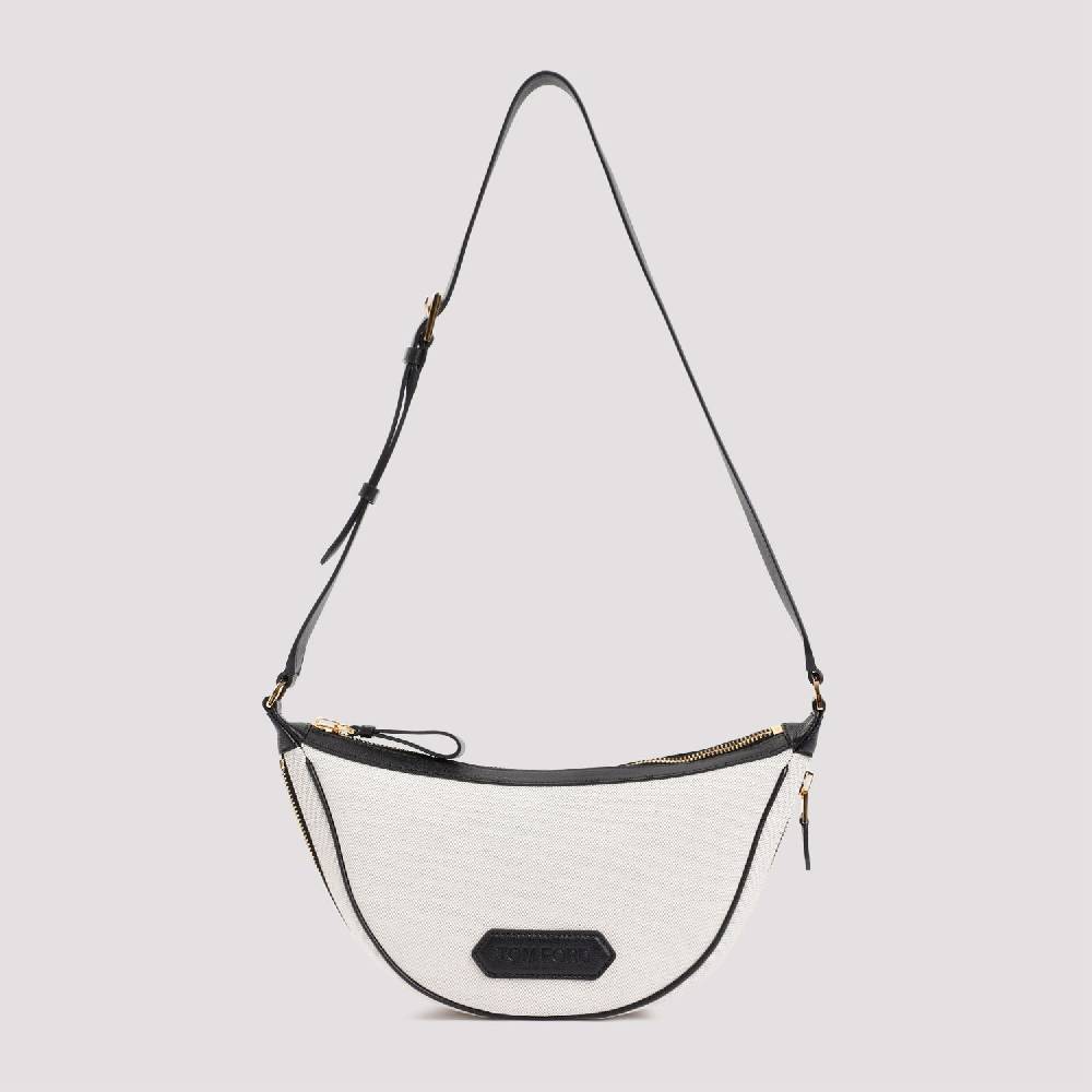 TOM FORD  Borsa Tracolla Nera in Tela Tom Ford Black Friday Prezzi