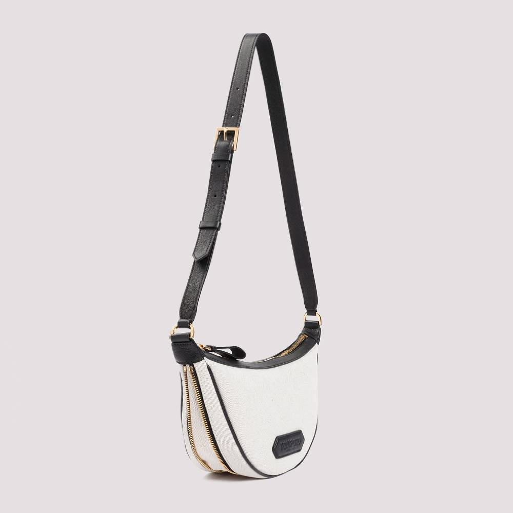 TOM FORD  Borsa Tracolla Nera in Tela Tom Ford Black Friday Prezzi