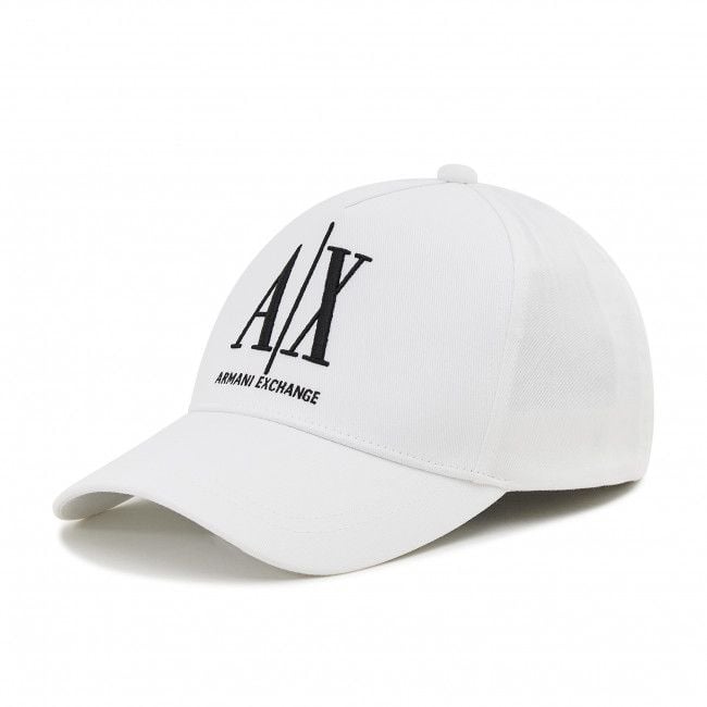 ARMANI EXCHANGE  Cappellino da Baseball Bianco in Cotone Armani Exchange Uomo Duty-free