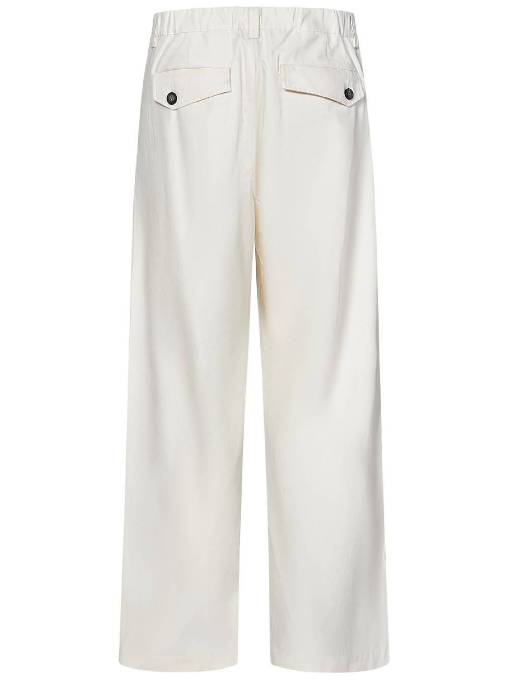 SEASE  Pantaloni Ampio Uomo SEASE in Cotone Bianco 50% di sconto per tempo limitato