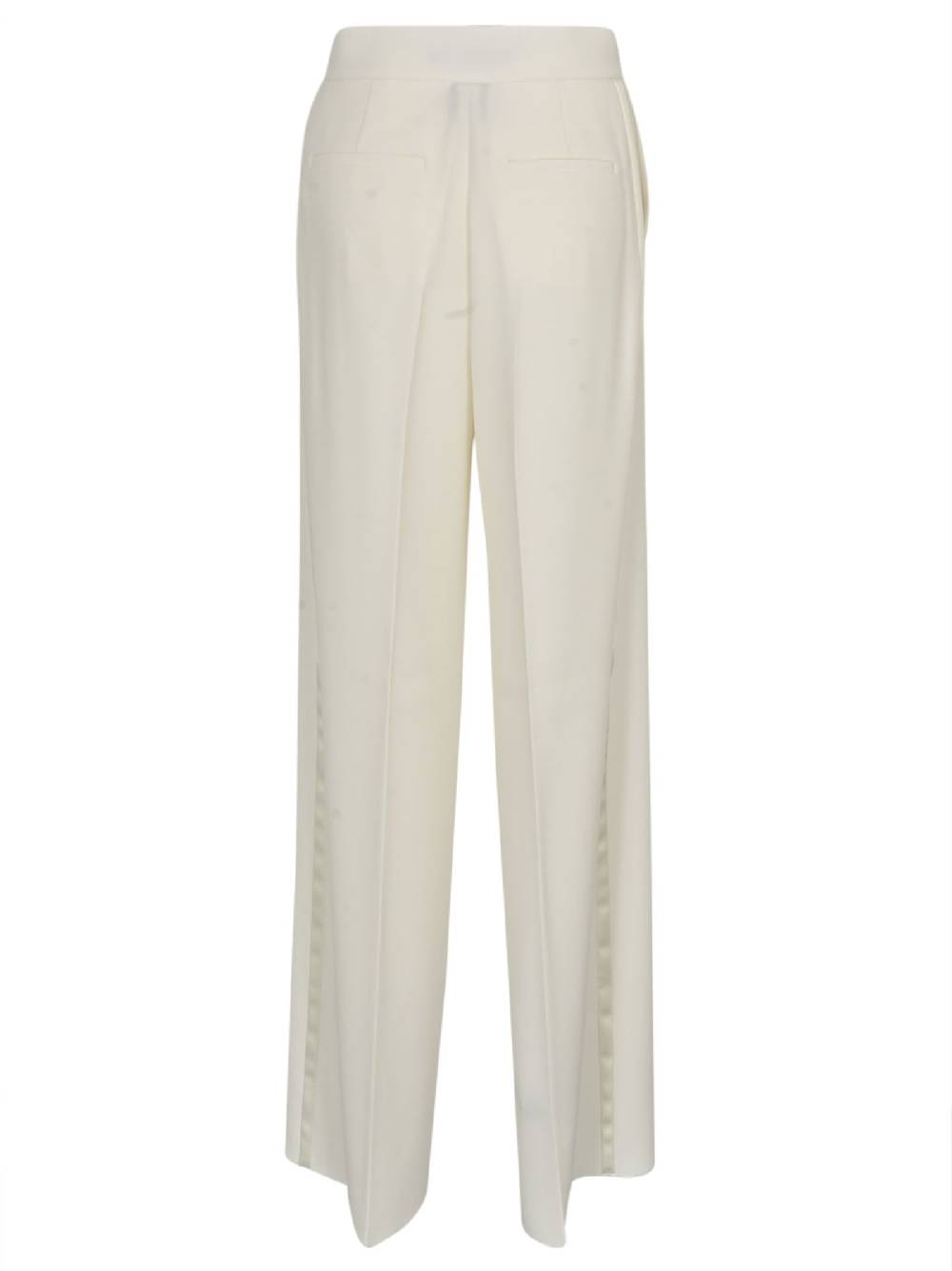 MAX MARA PIANOFORTE  Pantaloni Crepe Bianchi Max Mara Pianoforte da Donna Sconti questo mese