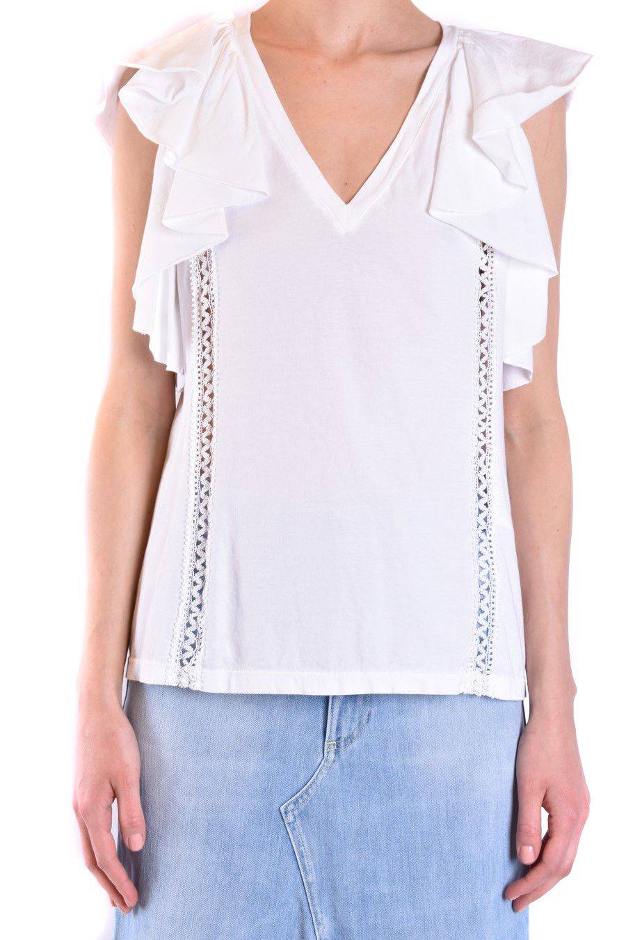 DONDUP  Top Bianco in Cotone DONDUP per Donne Nuovo