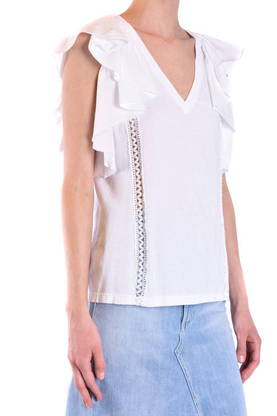 DONDUP  Top Bianco in Cotone DONDUP per Donne Nuovo