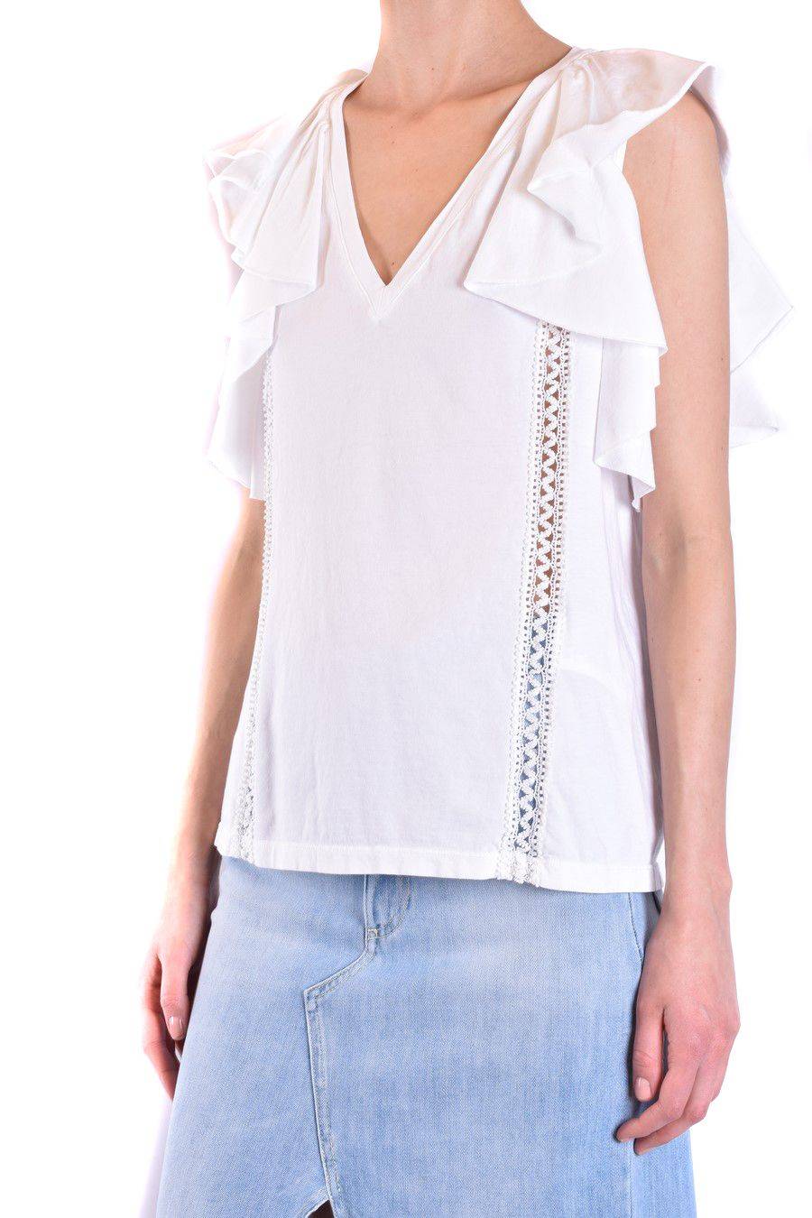 DONDUP  Top Bianco in Cotone DONDUP per Donne Nuovo