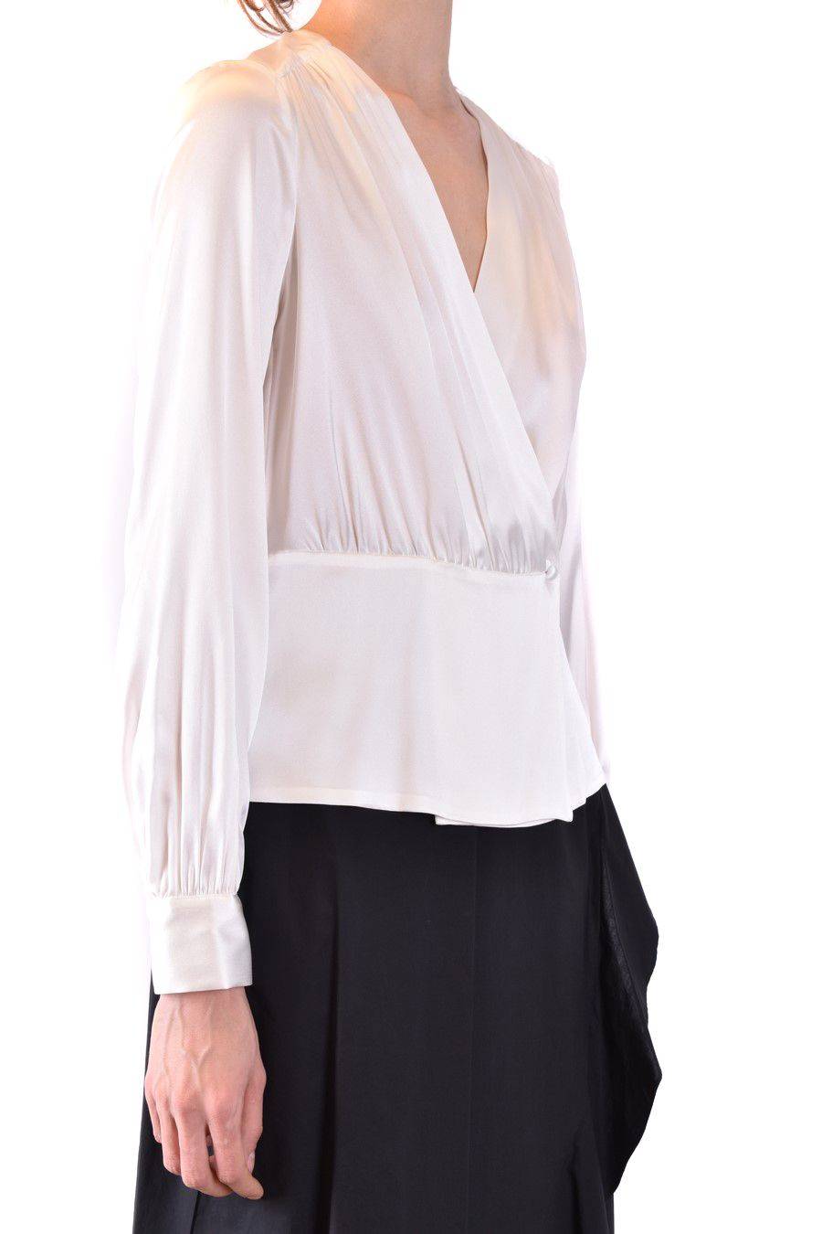 PINKO  Camicia Comfort Fit di Seta Bianca PINKO per Donna Promozione