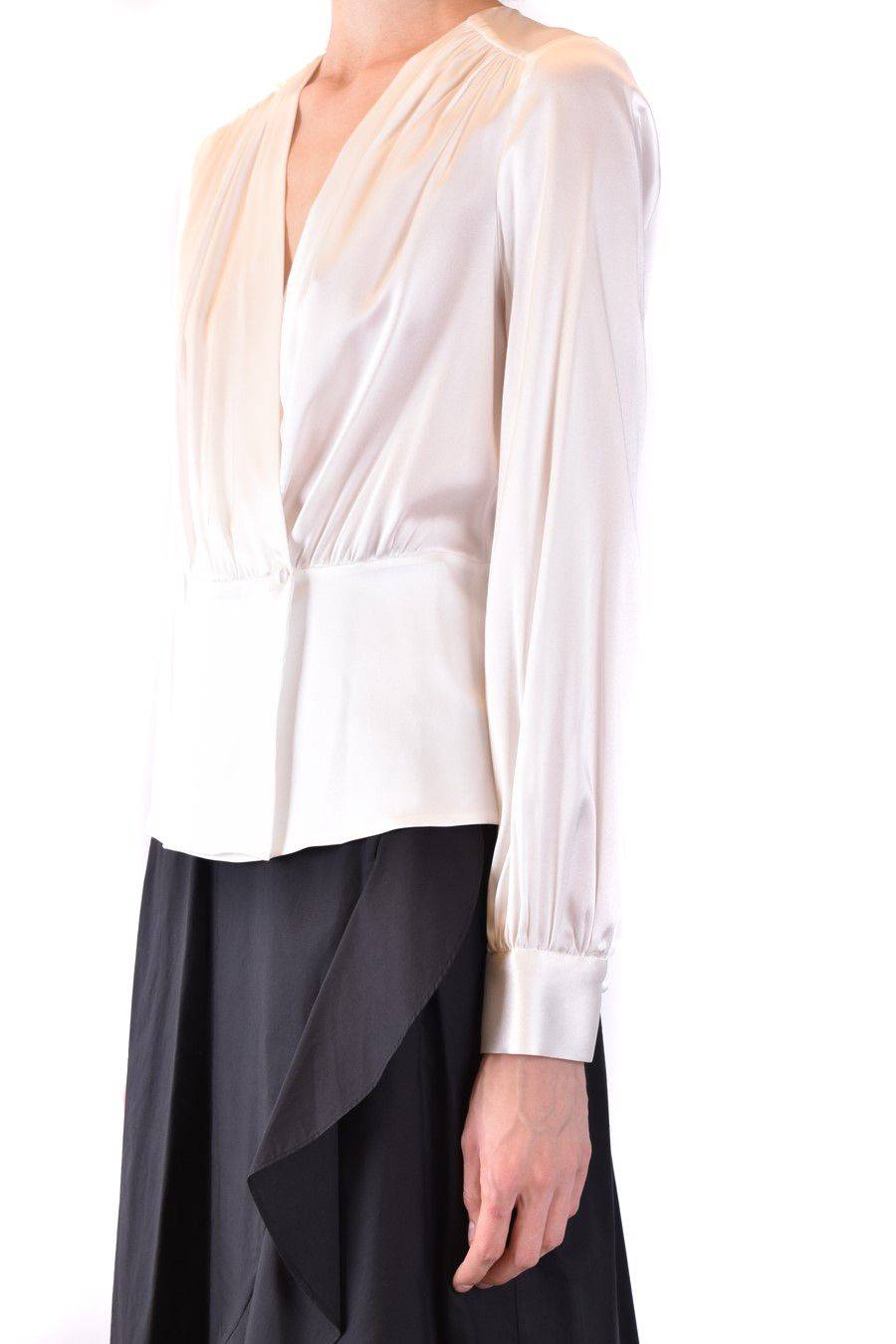 PINKO  Camicia Comfort Fit di Seta Bianca PINKO per Donna Promozione