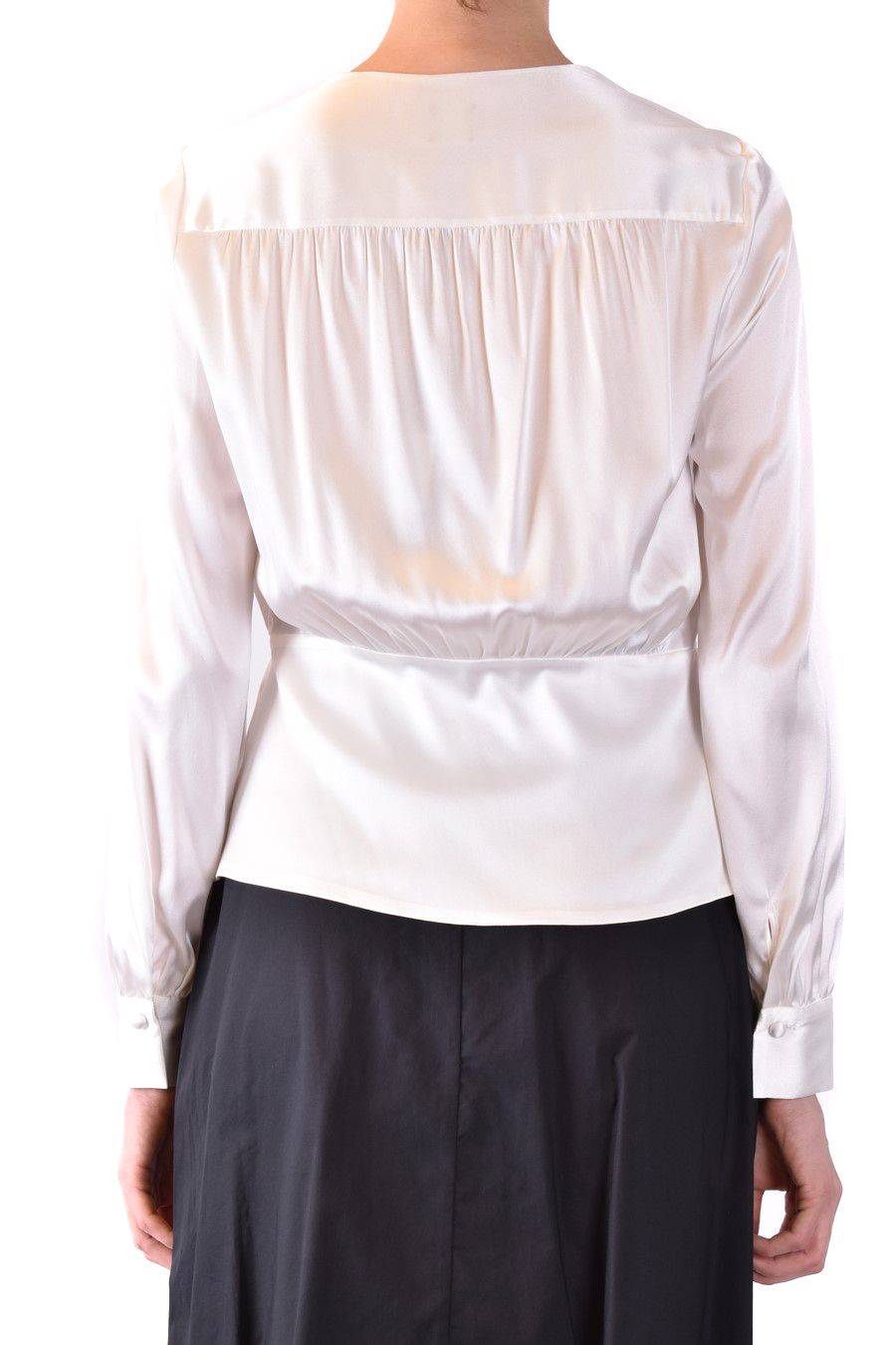 PINKO  Camicia Comfort Fit di Seta Bianca PINKO per Donna Promozione