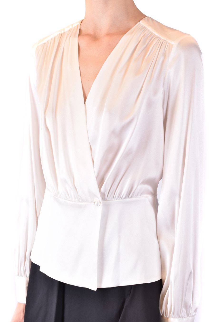 PINKO  Camicia Comfort Fit di Seta Bianca PINKO per Donna Promozione