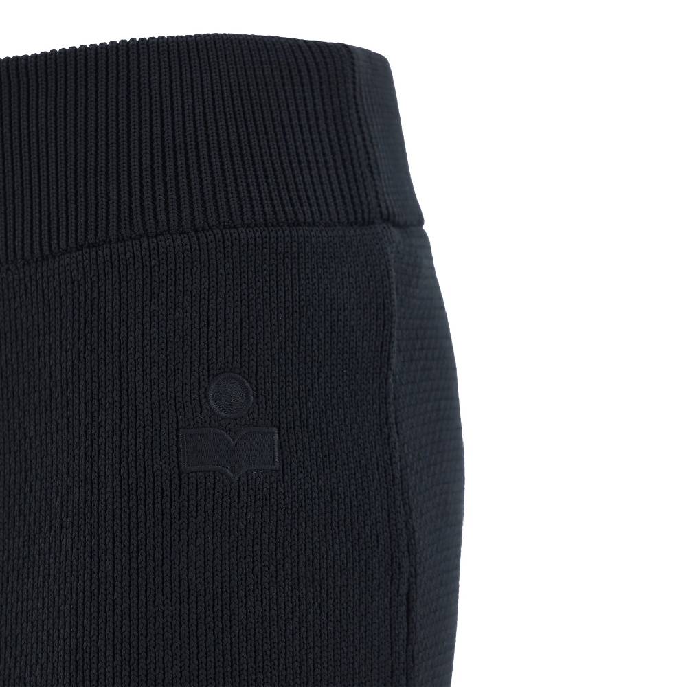 ISABEL MARANT  Minigonna Nera Misto Cotone Isabel Marant Soddisfazione Garantita