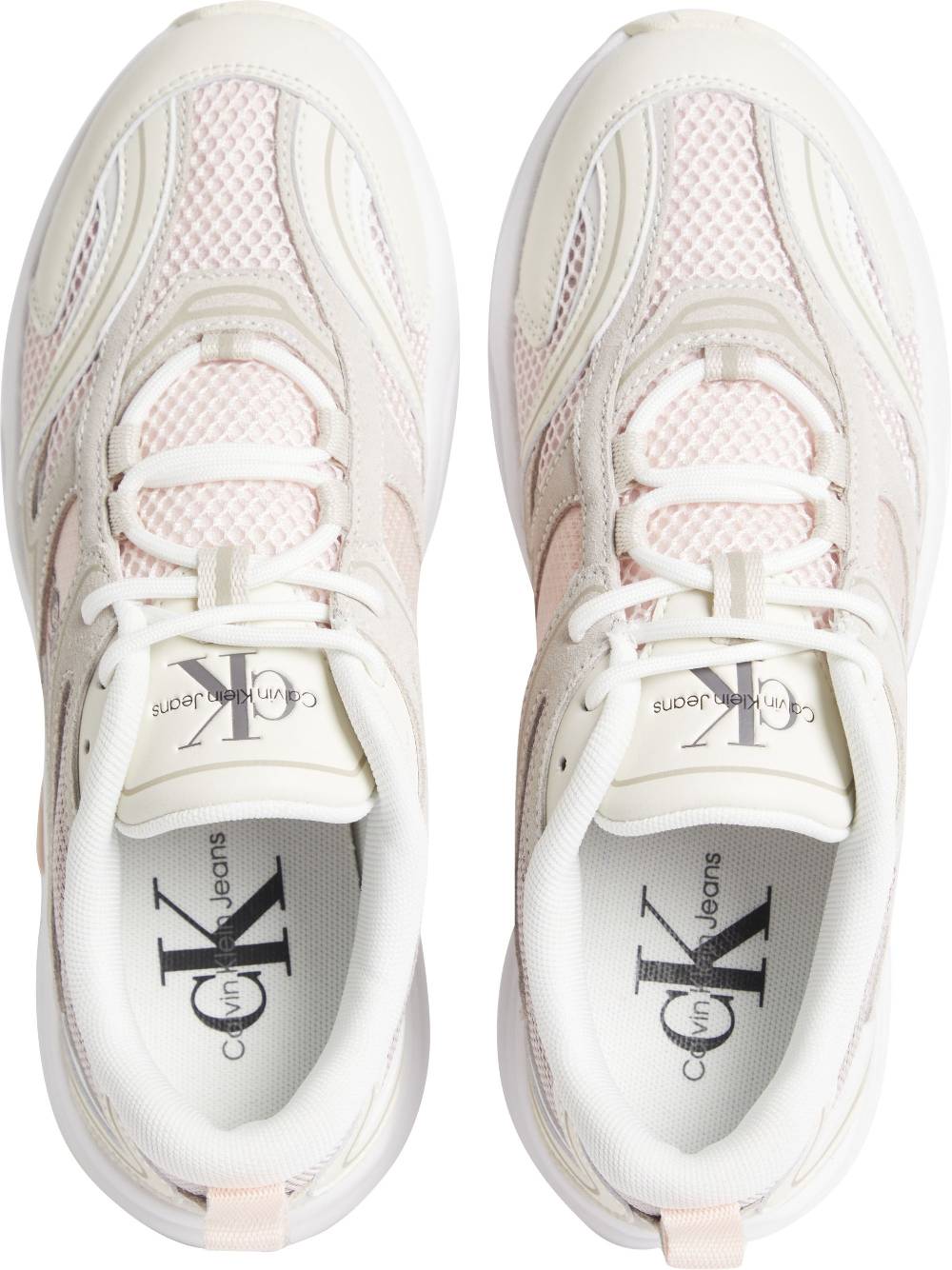 CALVIN KLEIN  Sneakers Donna Calvin Klein Rosa in Poliestere Affare Del Giorno