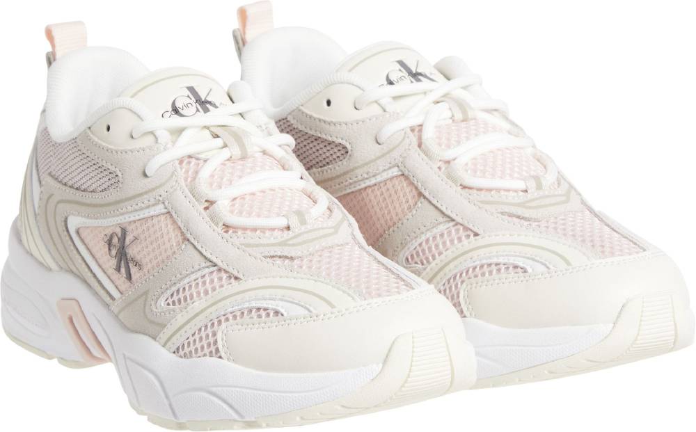 CALVIN KLEIN  Sneakers Donna Calvin Klein Rosa in Poliestere Affare Del Giorno