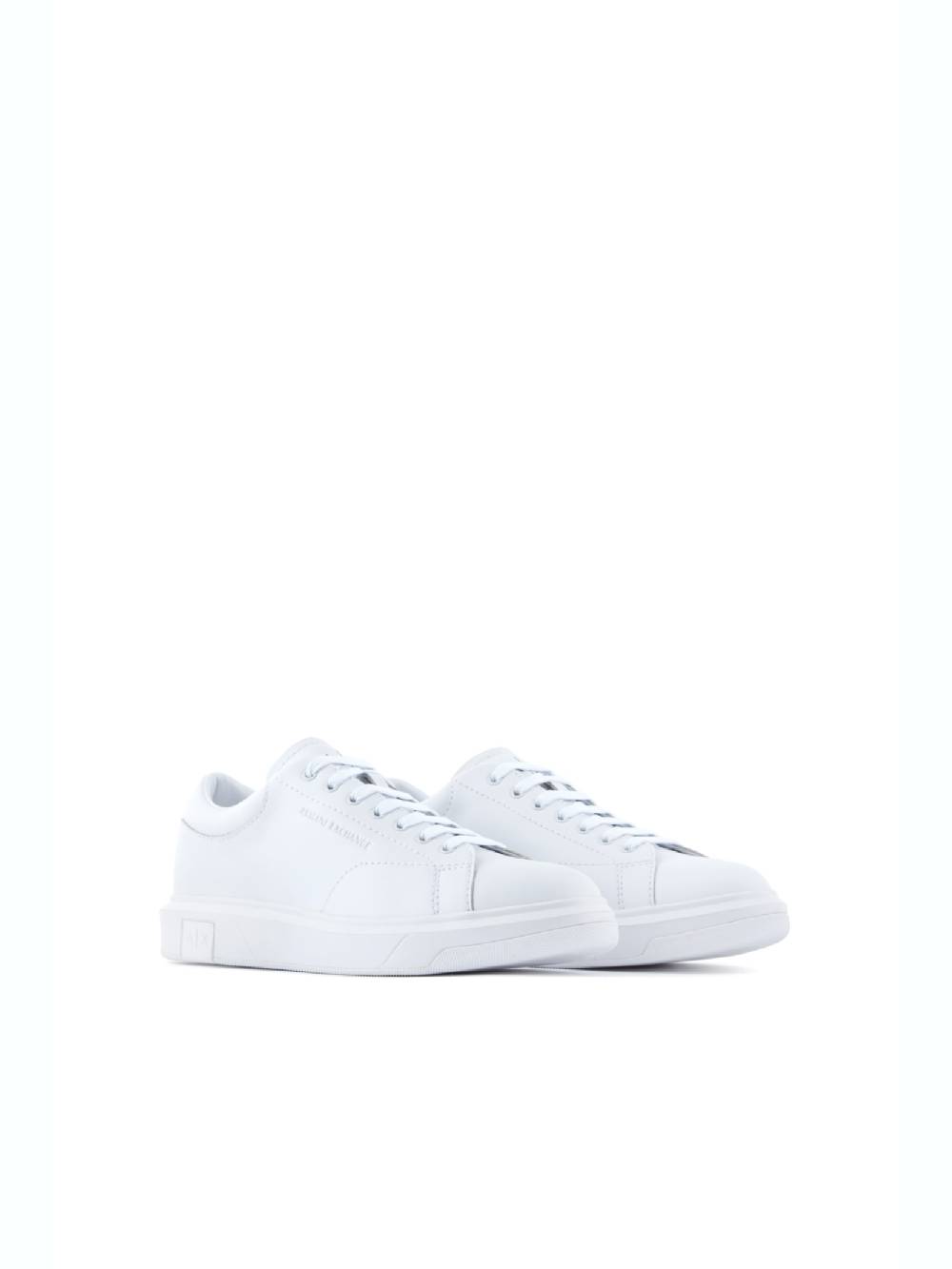 ARMANI EXCHANGE  Sneakers di Pelle Bianca Armani Exchange Uomo Convenienza