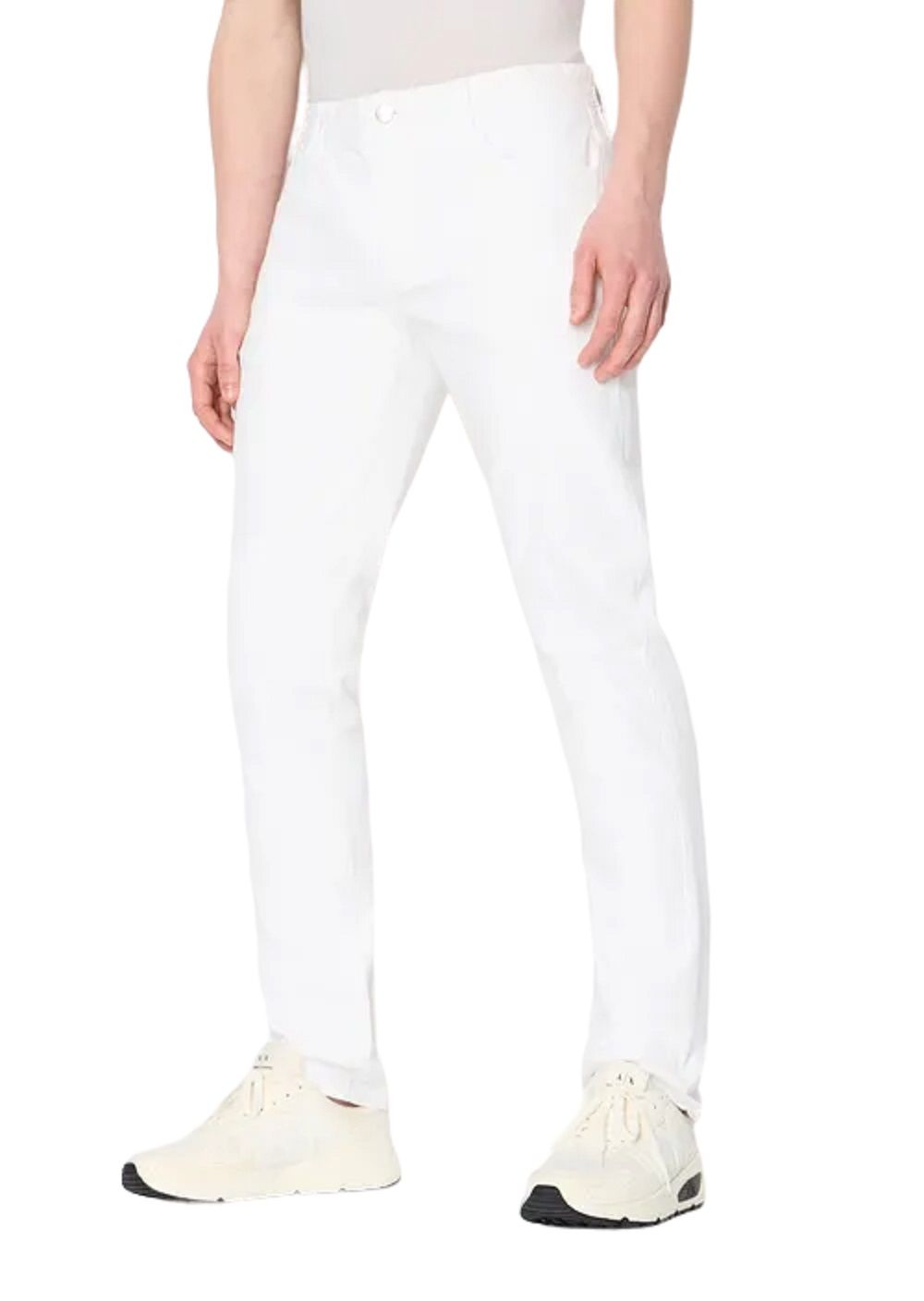ARMANI EXCHANGE  Jeans Bianchi Elasticizzati da Uomo ARMANI EXCHANGE In Saldo