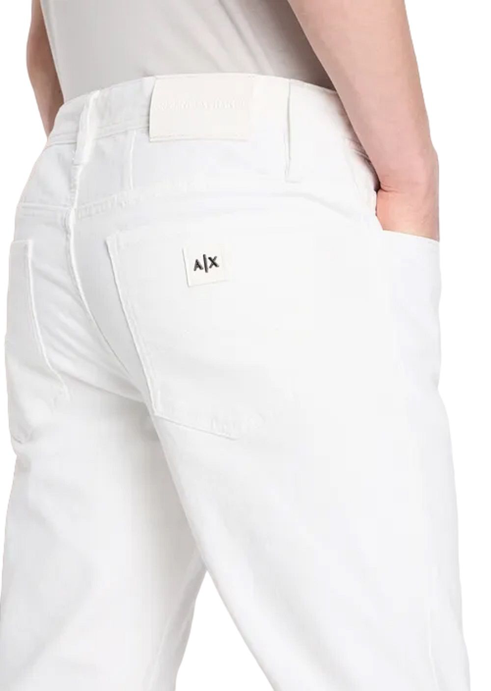 ARMANI EXCHANGE  Jeans Bianchi Elasticizzati da Uomo ARMANI EXCHANGE In Saldo