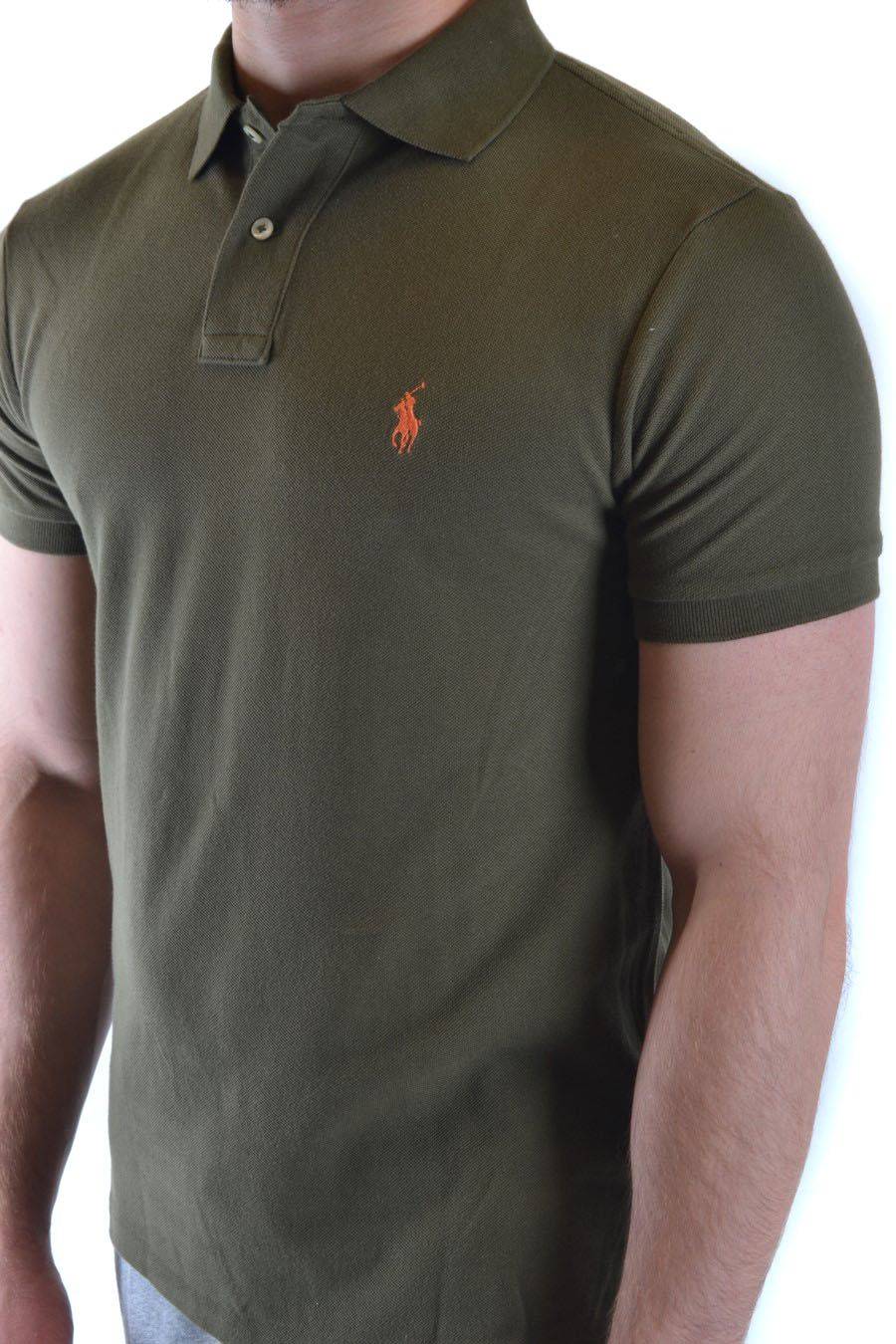 POLO RALPH LAUREN  Polo Verde in Cotone POLO Ralph Lauren da Uomo Negozio online di fabbrica