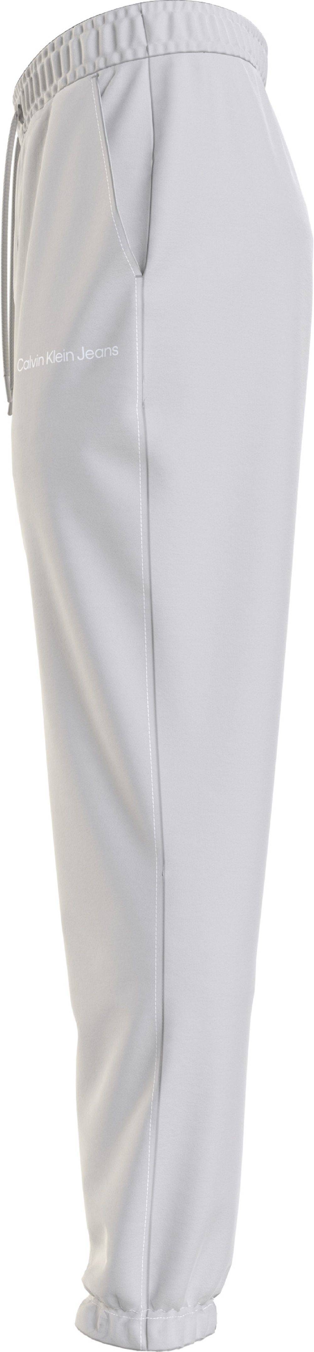 CALVIN KLEIN  Pantaloni Uomo Grigi in Cotone Calvin Klein Prezzo di fabbrica