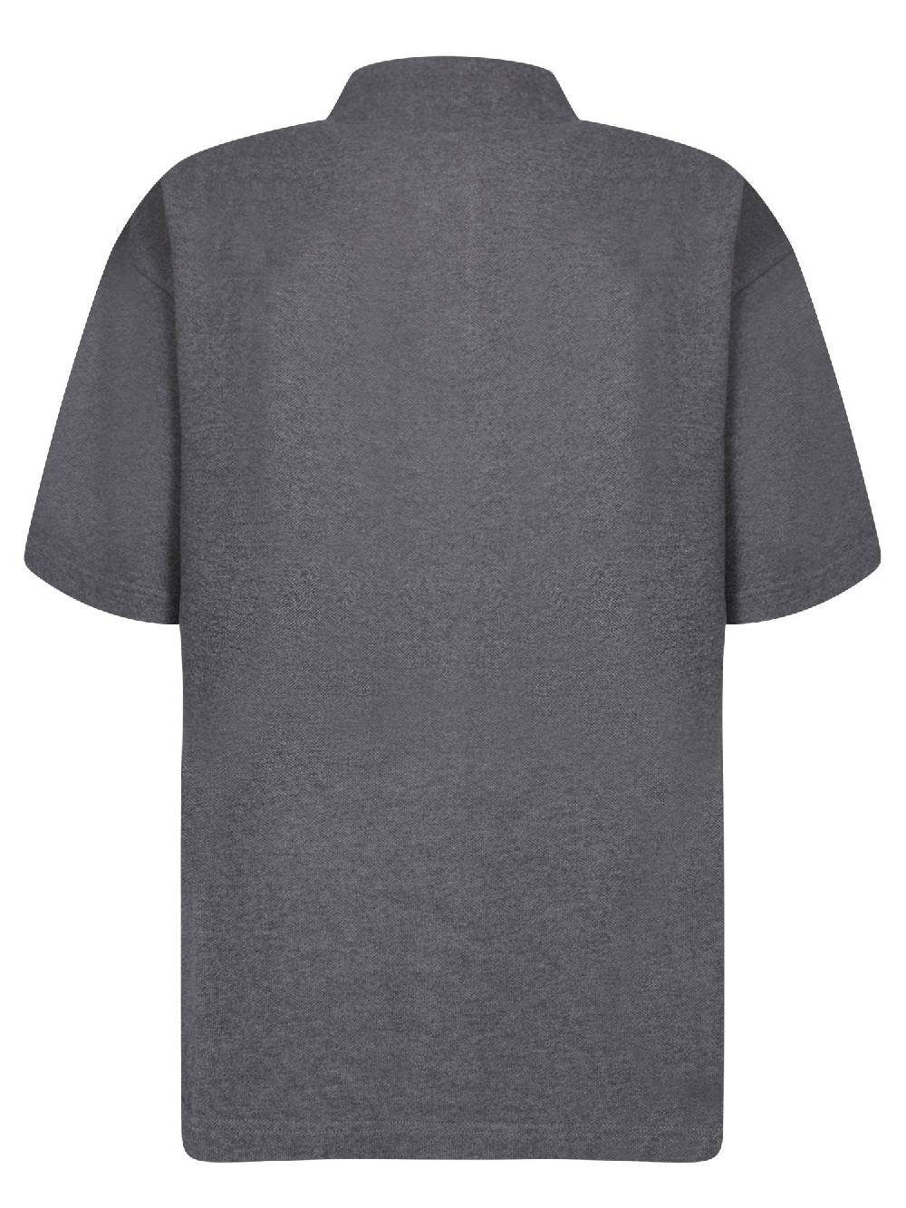 MAISON KITSUNÉ  Polo in Cotone Grigio Maison Kitsuné da Uomo Grande vendita