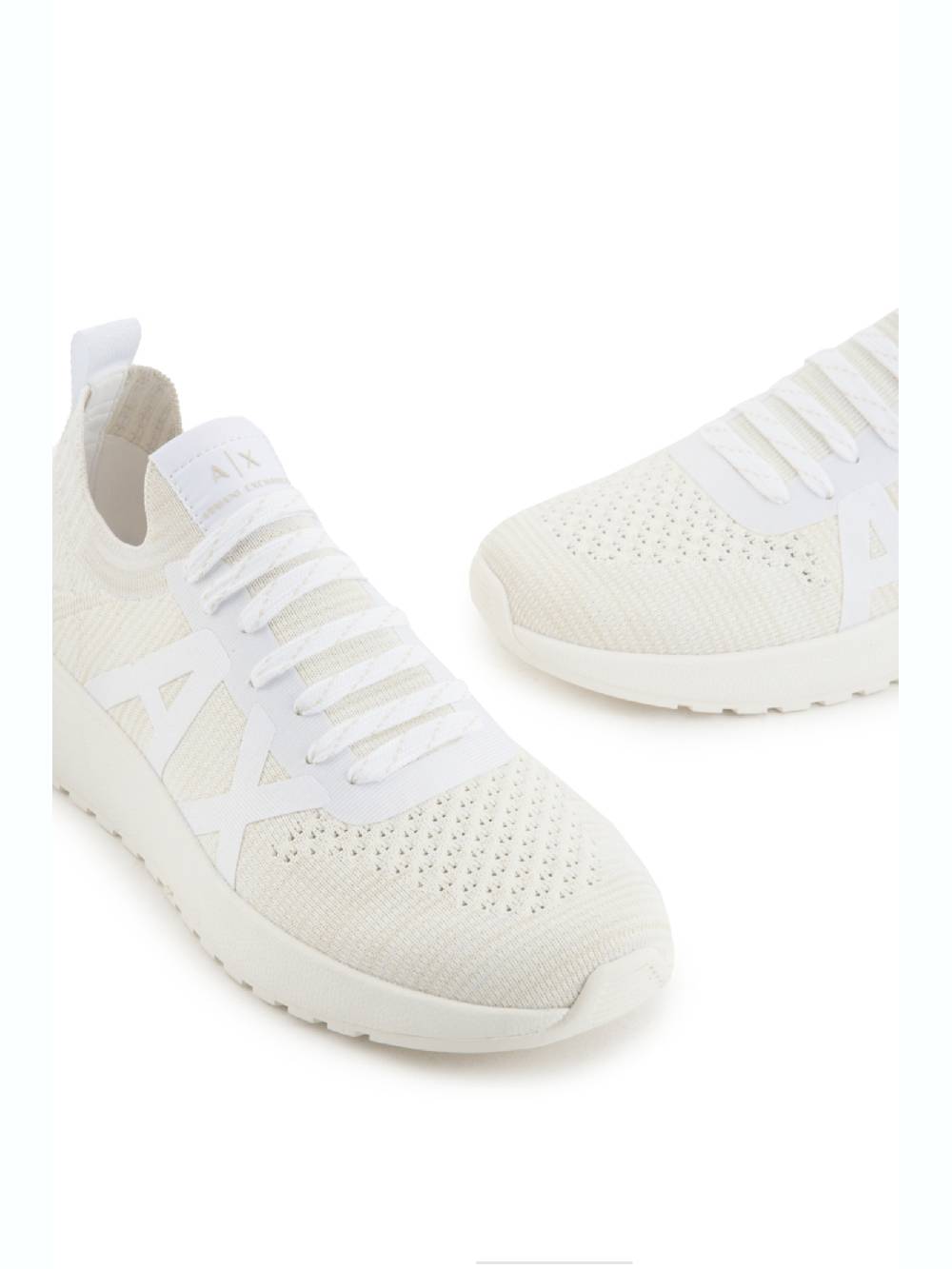 ARMANI EXCHANGE  Sneakers Bianche in Pelle da Uomo Armani Exchange Fornitura limitata