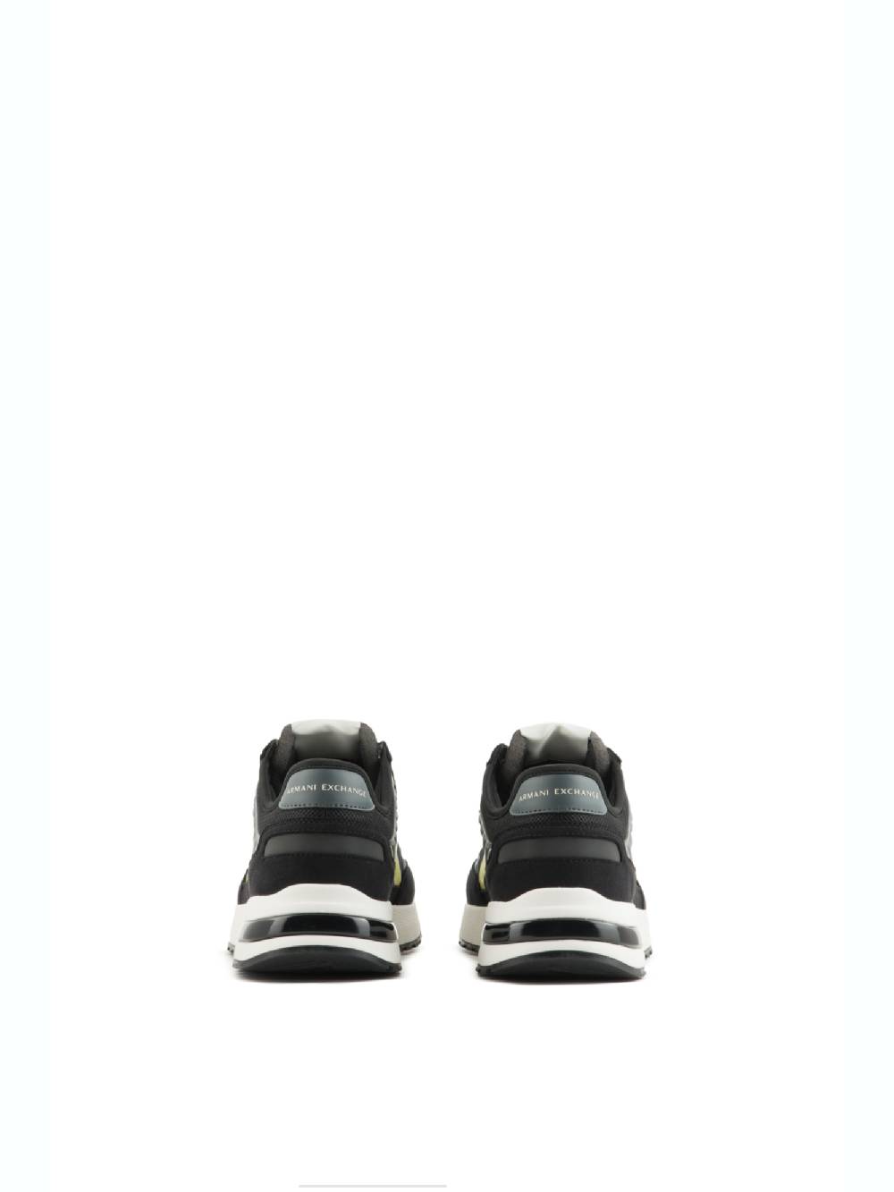 ARMANI EXCHANGE  Sneakers Uomo Armani Exchange Nero con Inserti in Camoscio Black Friday